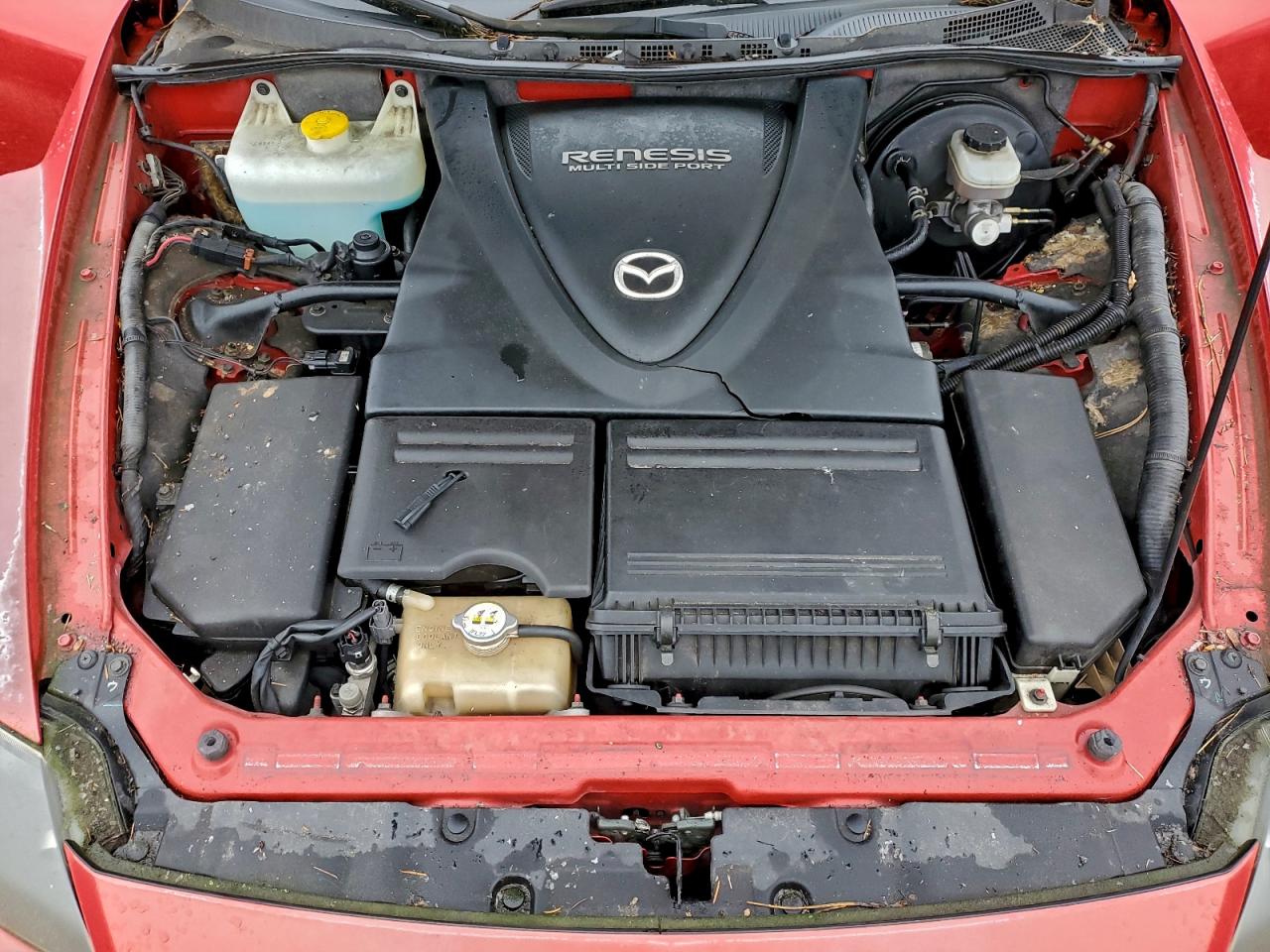 2005 Mazda Rx8 Red vin: JM1FE173950157115