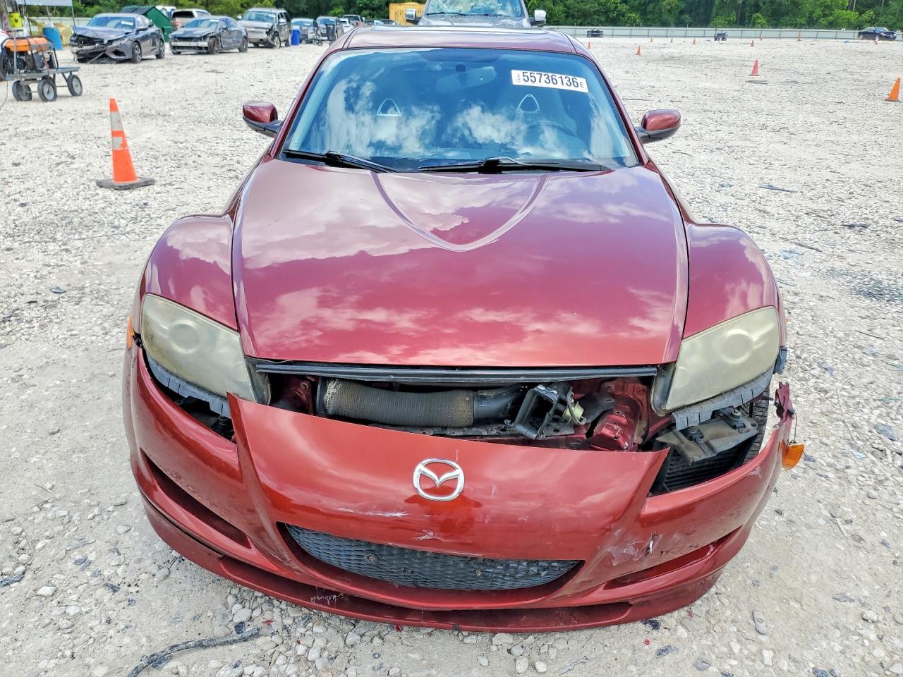 2006 Mazda Rx8 Red vin: JM1FE173960204435
