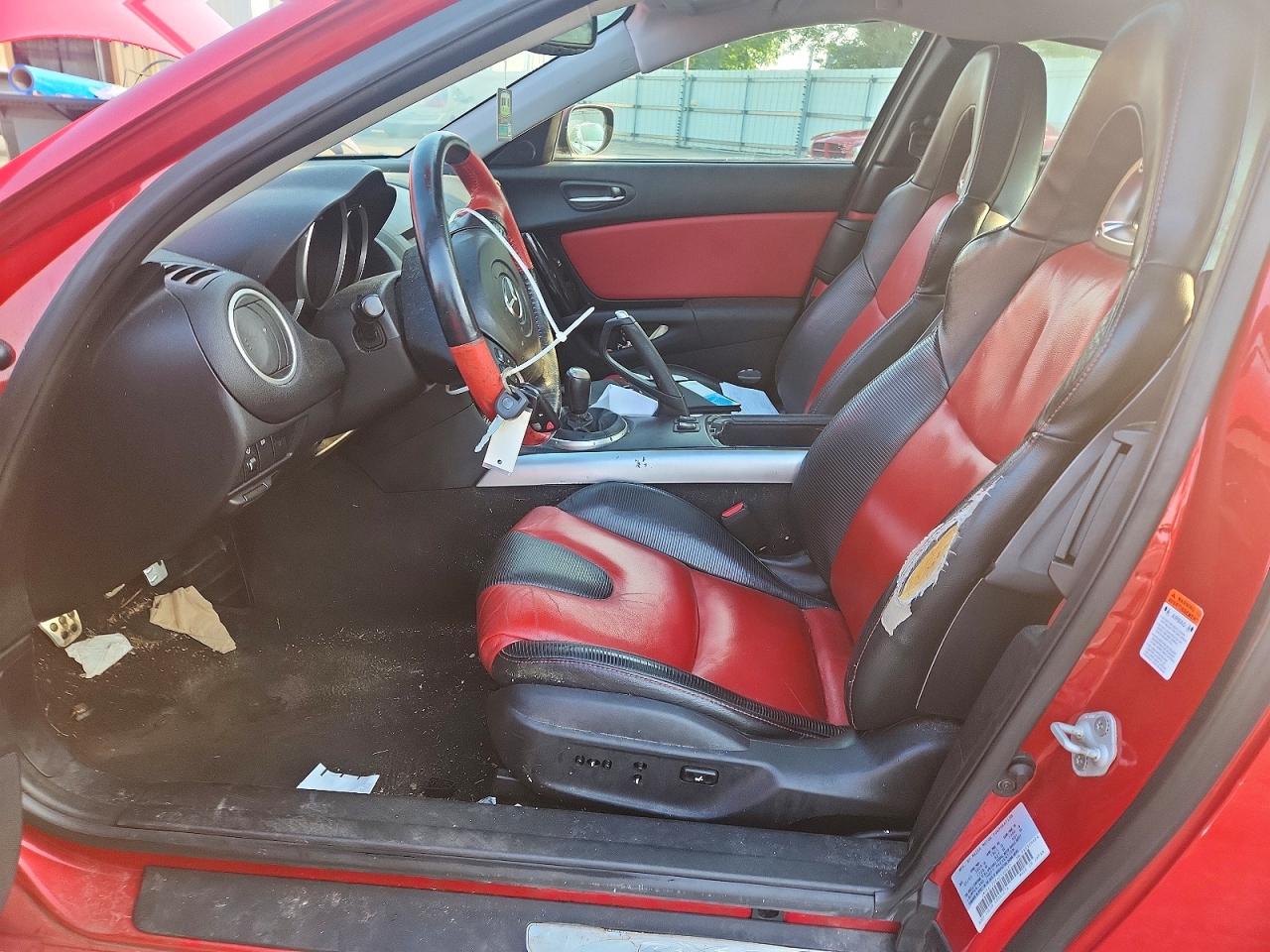 2004 Mazda Rx8 Red vin: JM1FE173X40100677