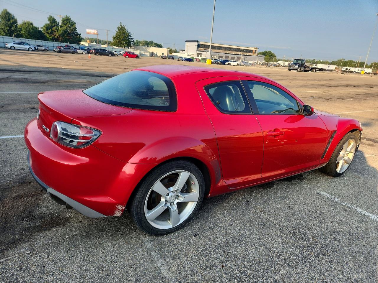 2004 Mazda Rx8 Red vin: JM1FE173X40100677