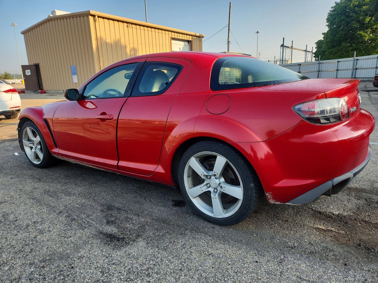 2004 Mazda Rx8 Red vin: JM1FE173X40100677