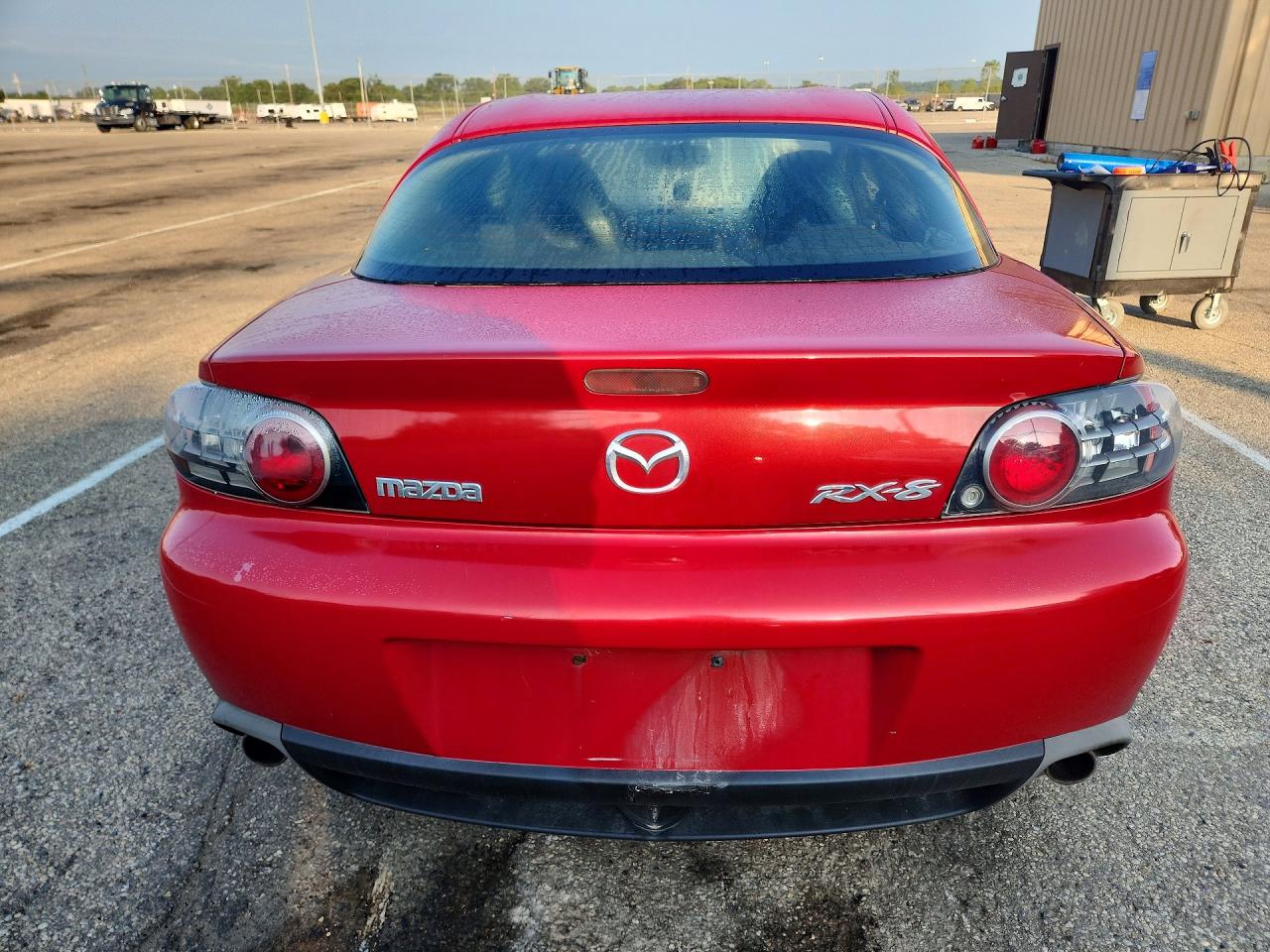 2004 Mazda Rx8 Red vin: JM1FE173X40100677