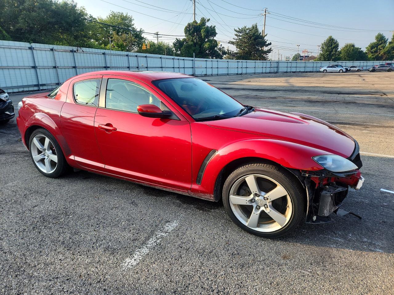 2004 Mazda Rx8 Red vin: JM1FE173X40100677