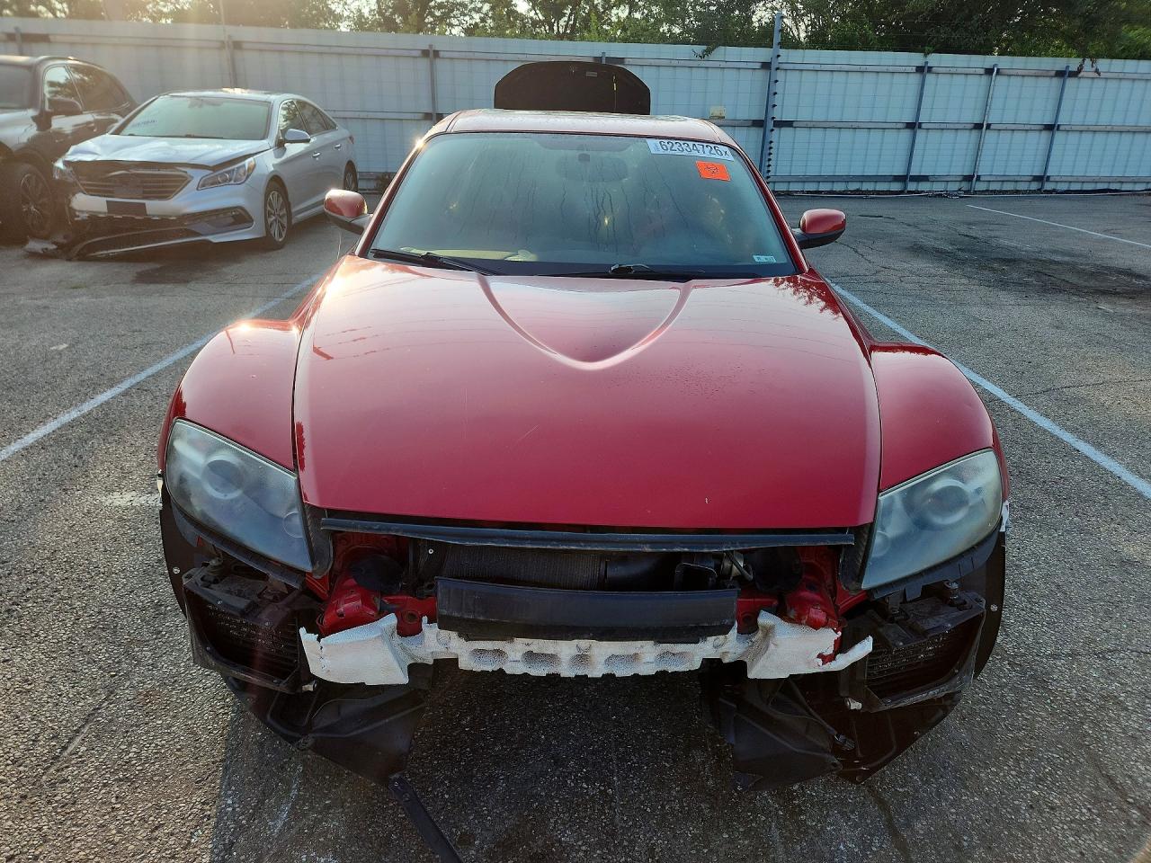 2004 Mazda Rx8 Red vin: JM1FE173X40100677