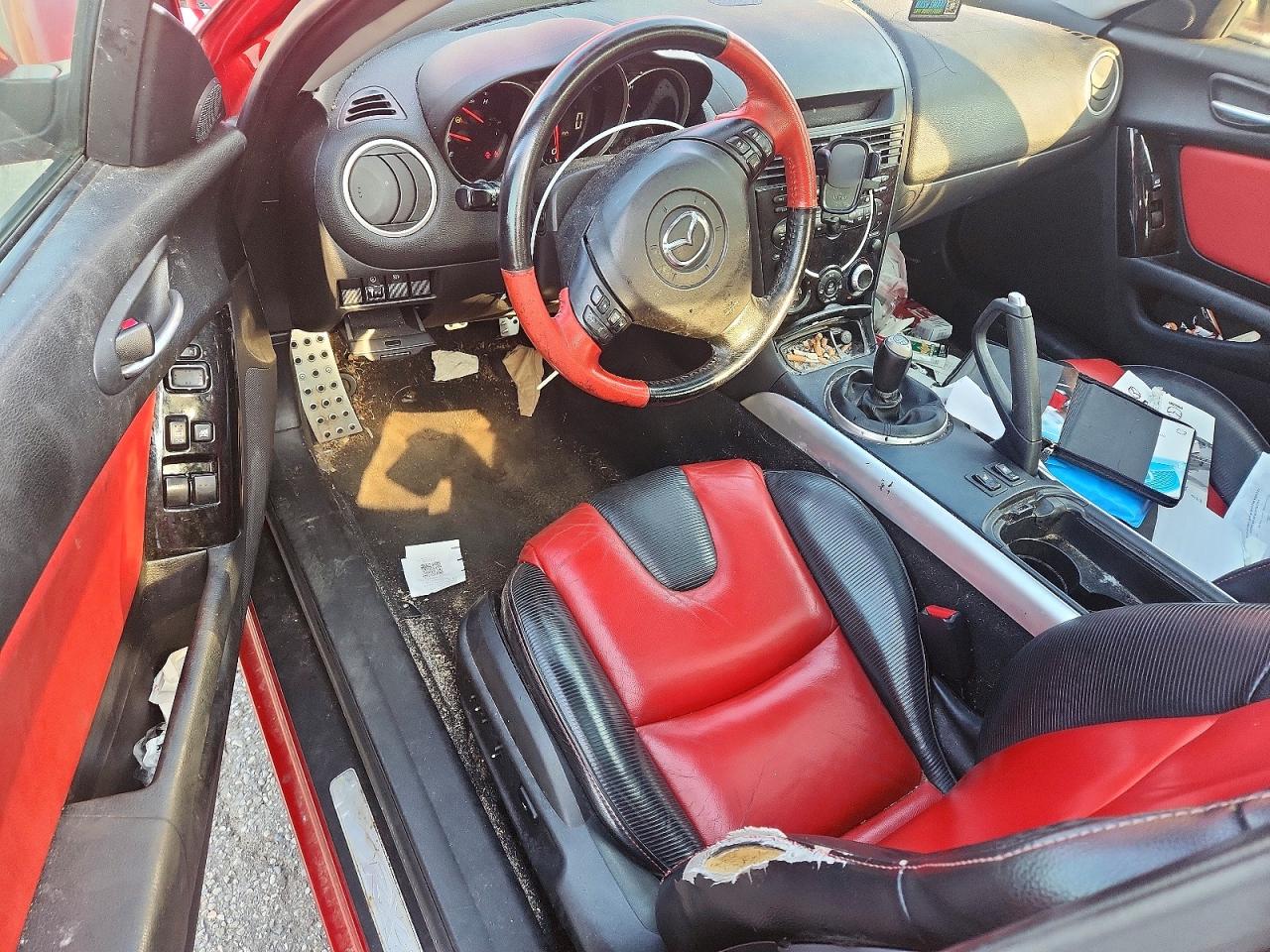2004 Mazda Rx8 Red vin: JM1FE173X40100677
