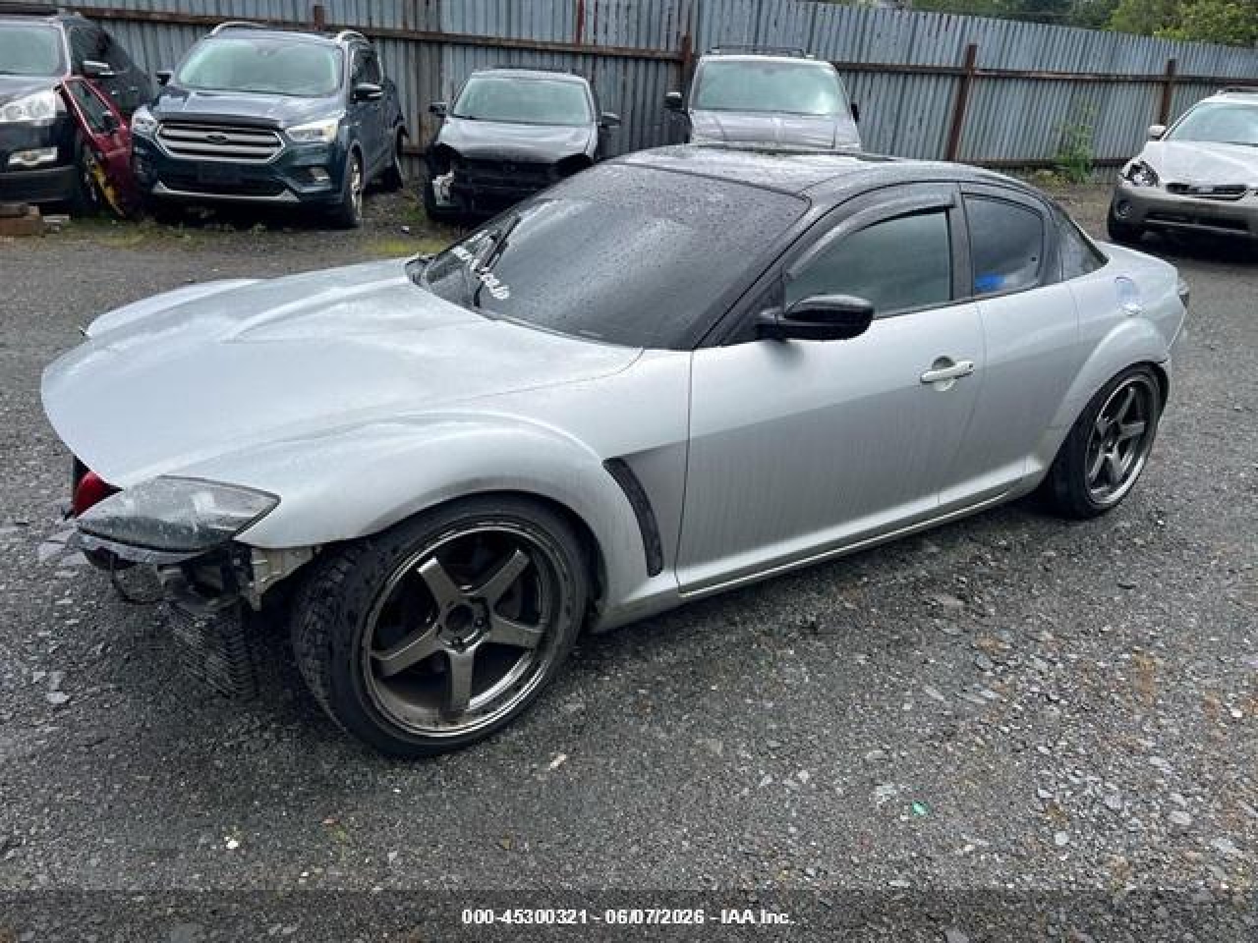 2004 Mazda Rx-8 6 Speed Manual Gray vin: JM1FE173X40109590