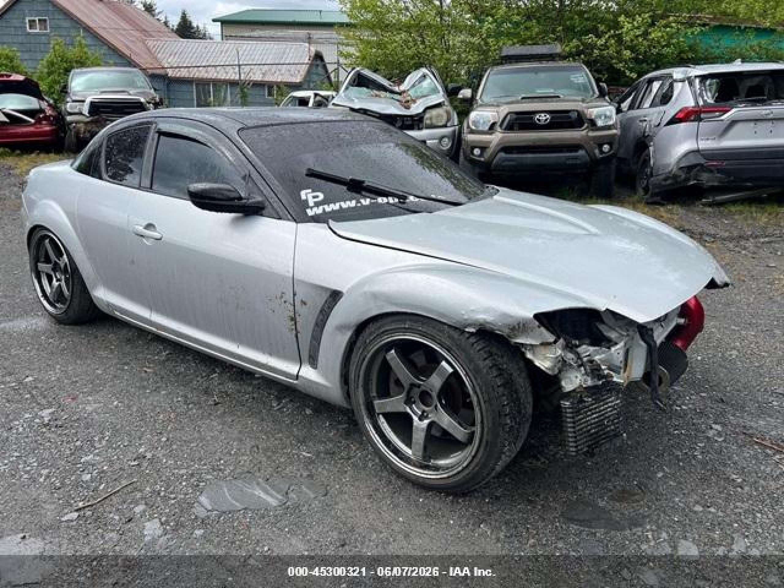 2004 Mazda Rx-8 6 Speed Manual Gray vin: JM1FE173X40109590