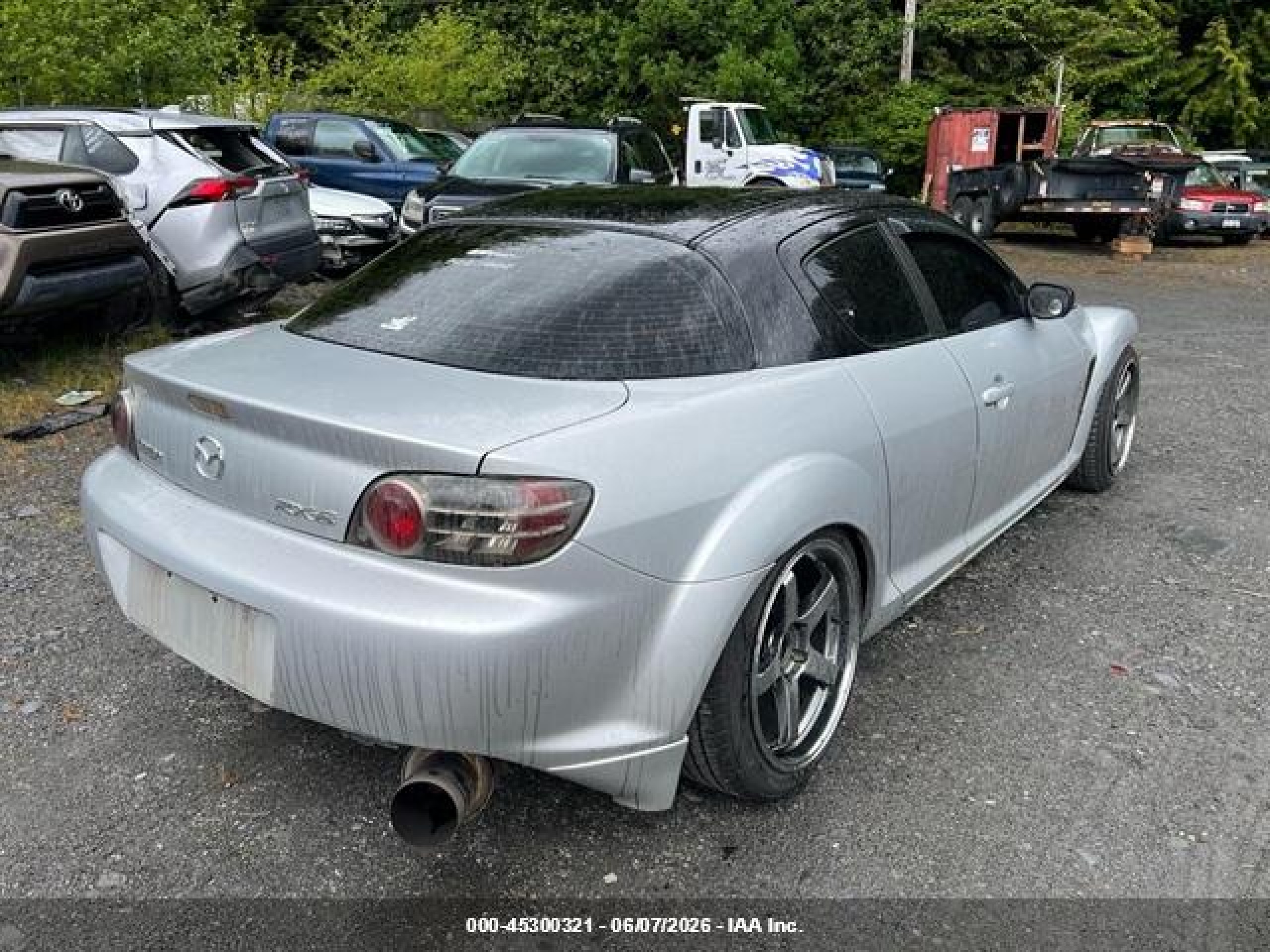 2004 Mazda Rx-8 6 Speed Manual Gray vin: JM1FE173X40109590