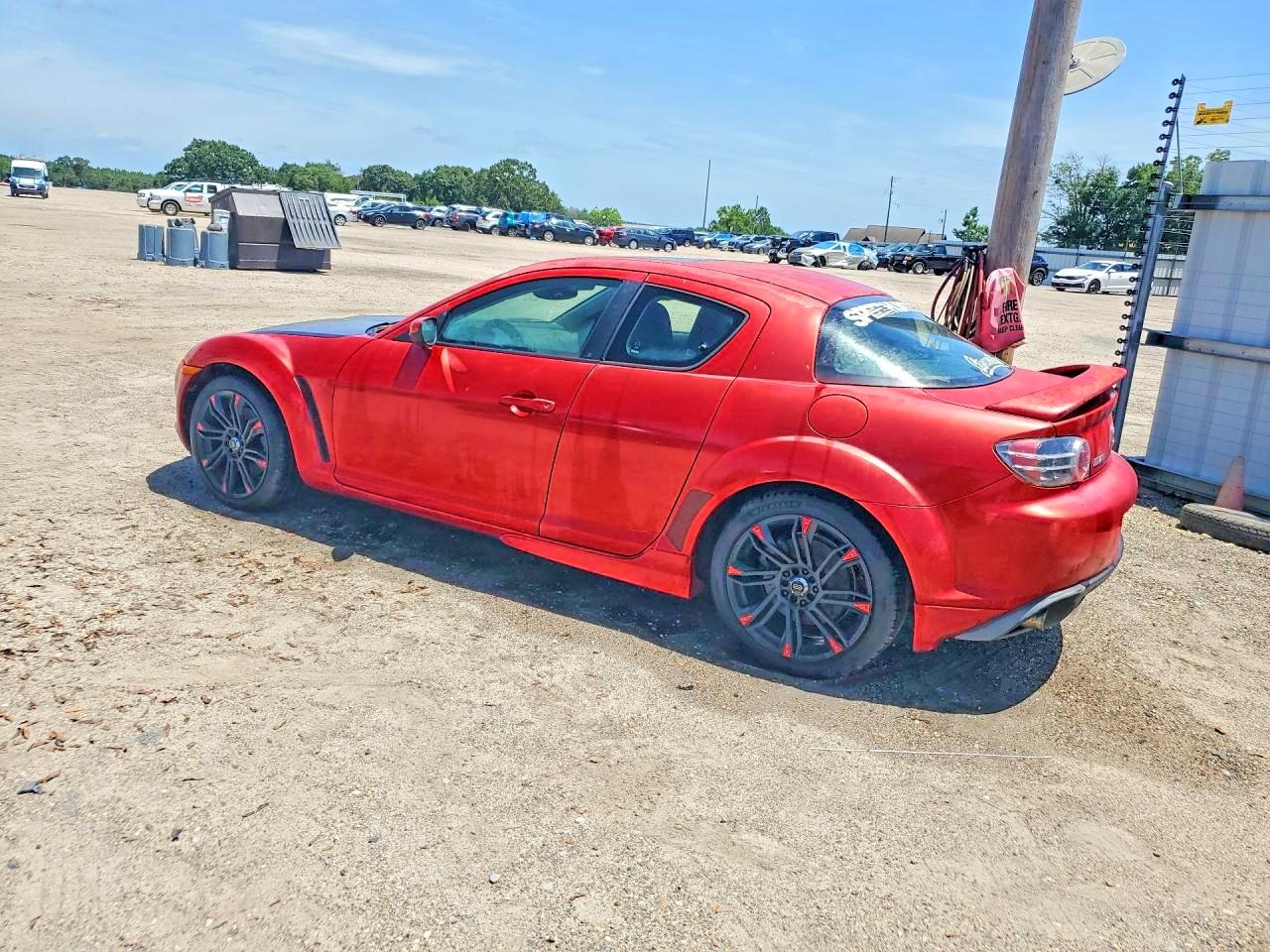 2004 Mazda Rx8 Red vin: JM1FE173X40140175