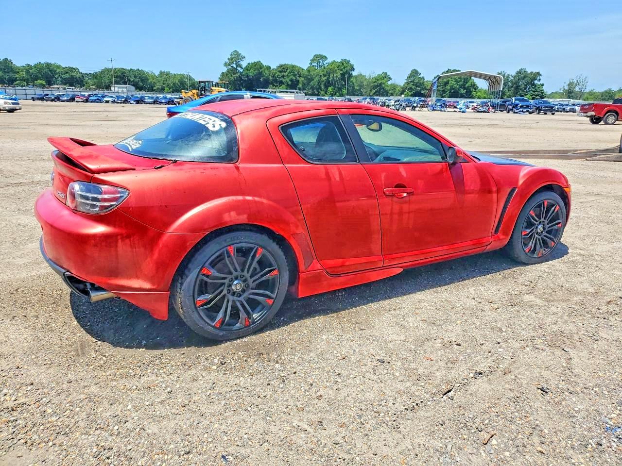 2004 Mazda Rx8 Red vin: JM1FE173X40140175