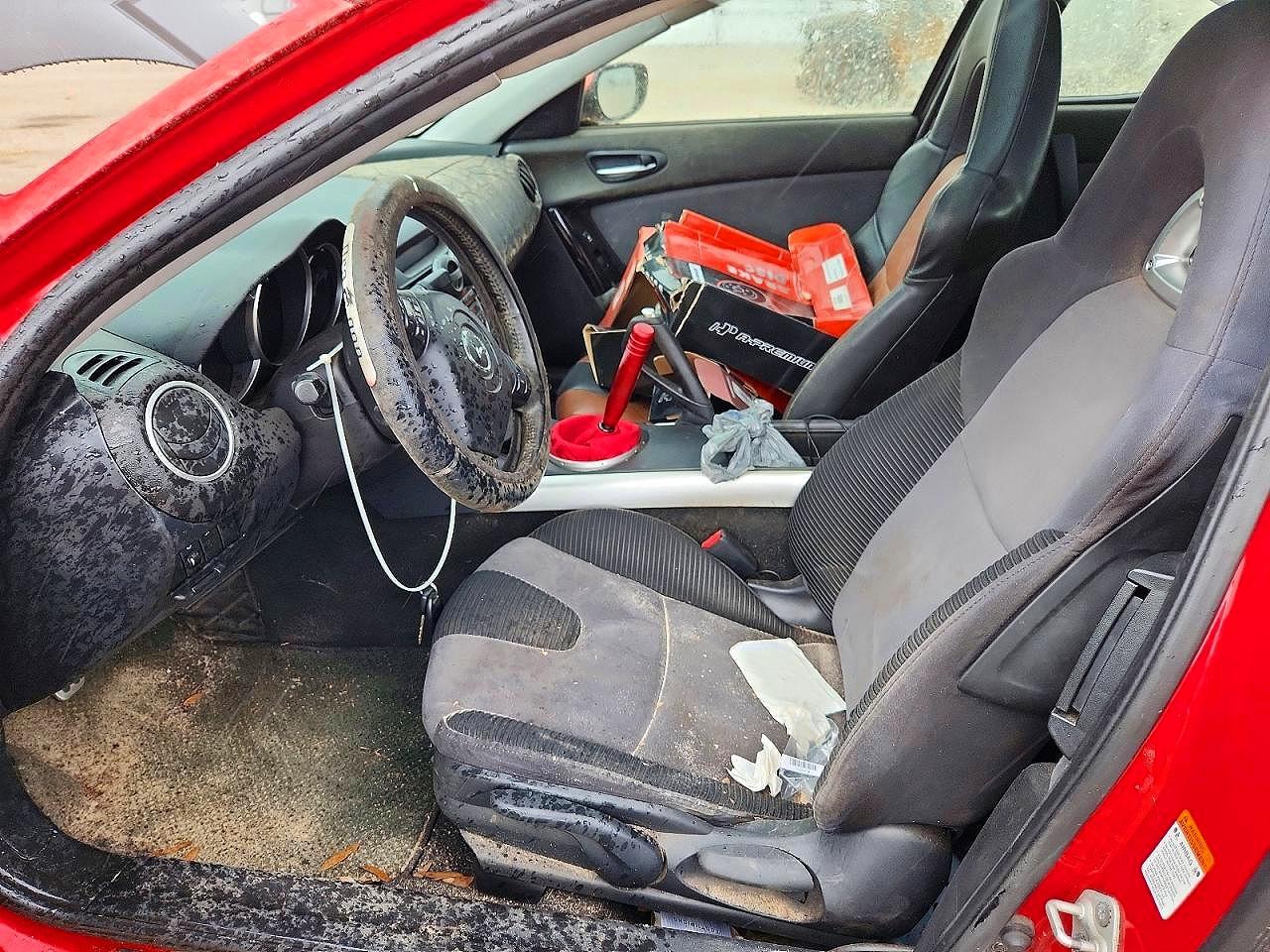 2004 Mazda Rx8 Red vin: JM1FE173X40140175
