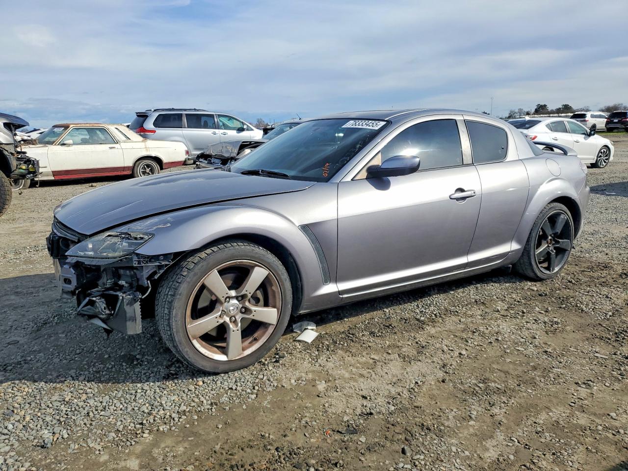 2005 Mazda Rx8 Gray vin: JM1FE173X50154126