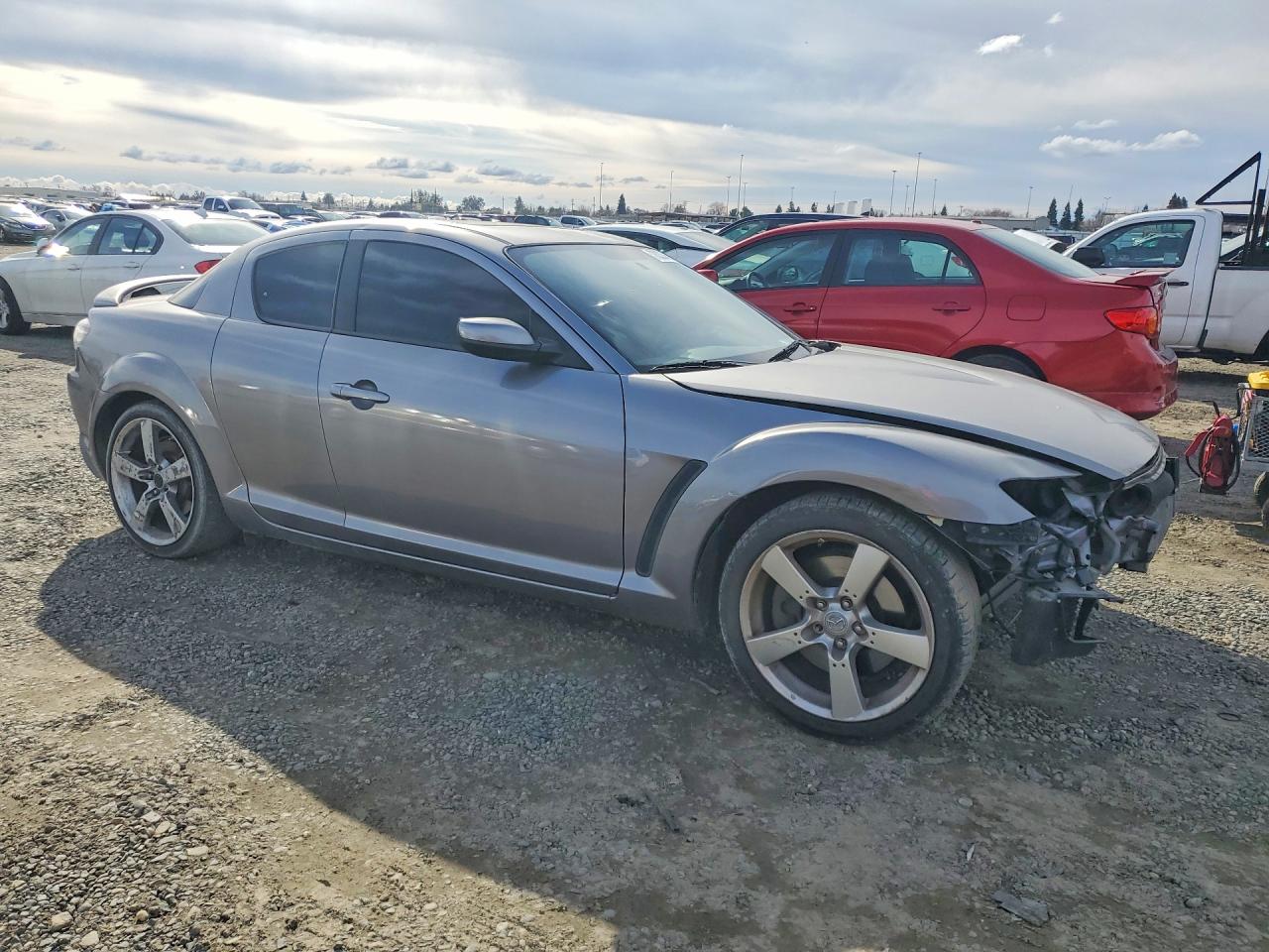 2005 Mazda Rx8 Gray vin: JM1FE173X50154126
