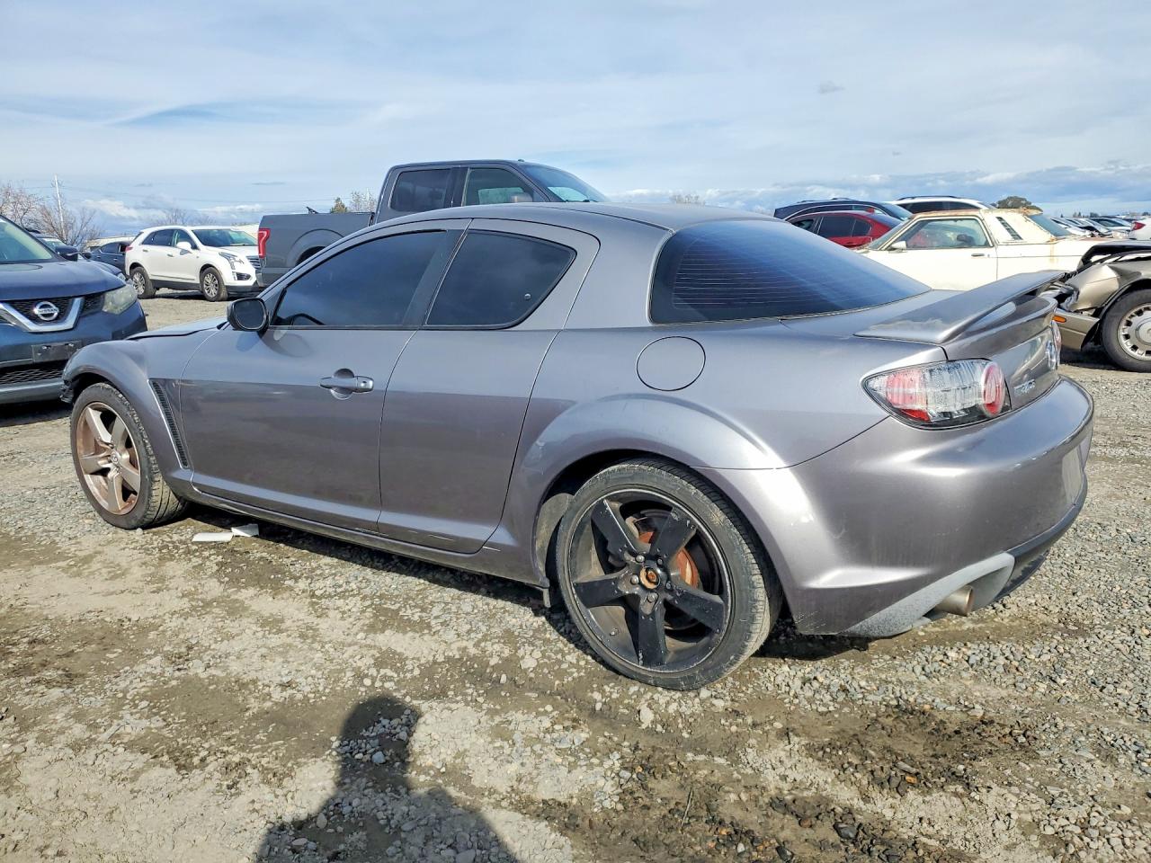 2005 Mazda Rx8 Gray vin: JM1FE173X50154126