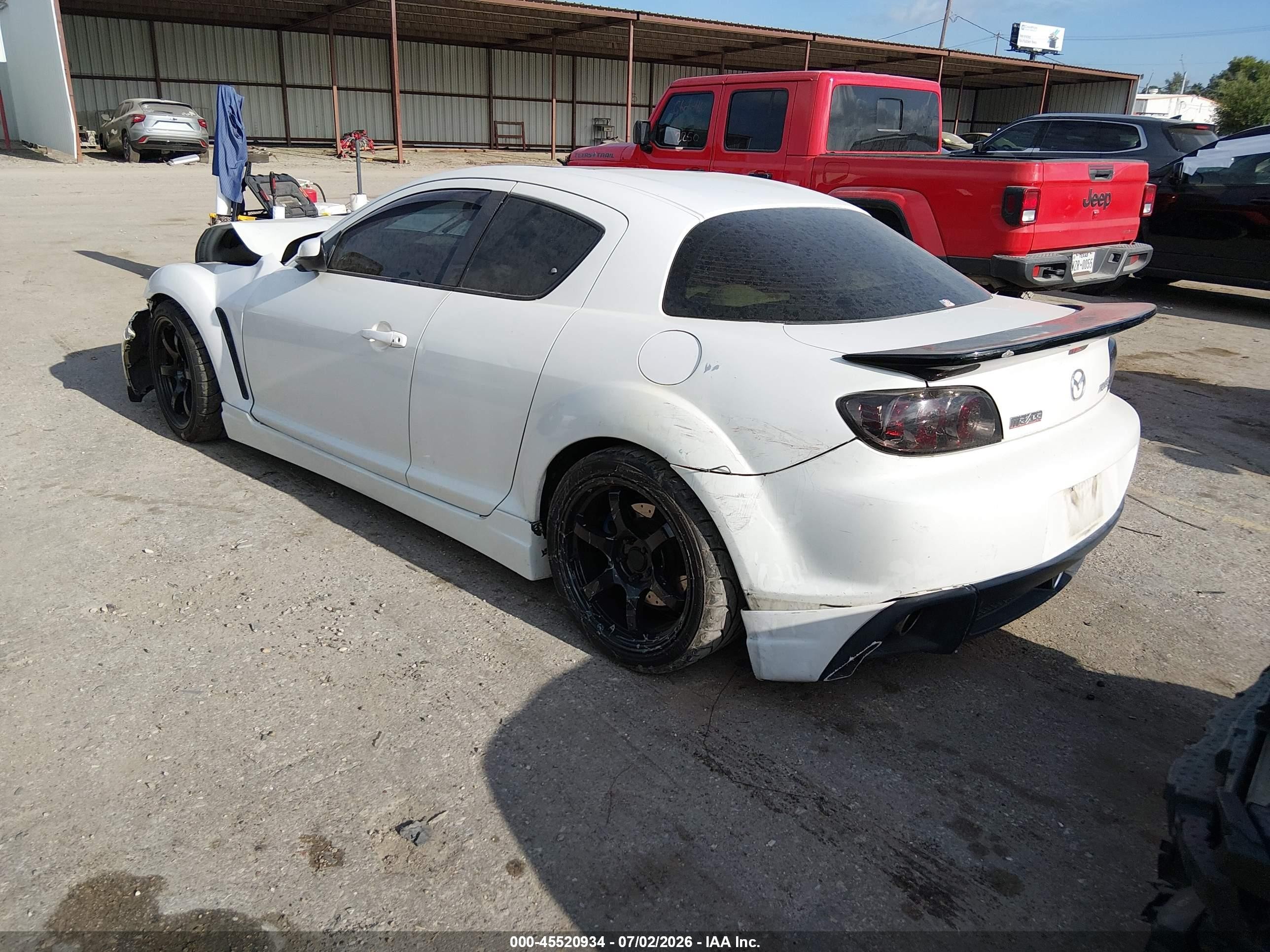2007 Mazda Rx-8 Grand Touring White vin: JM1FE173X70210312