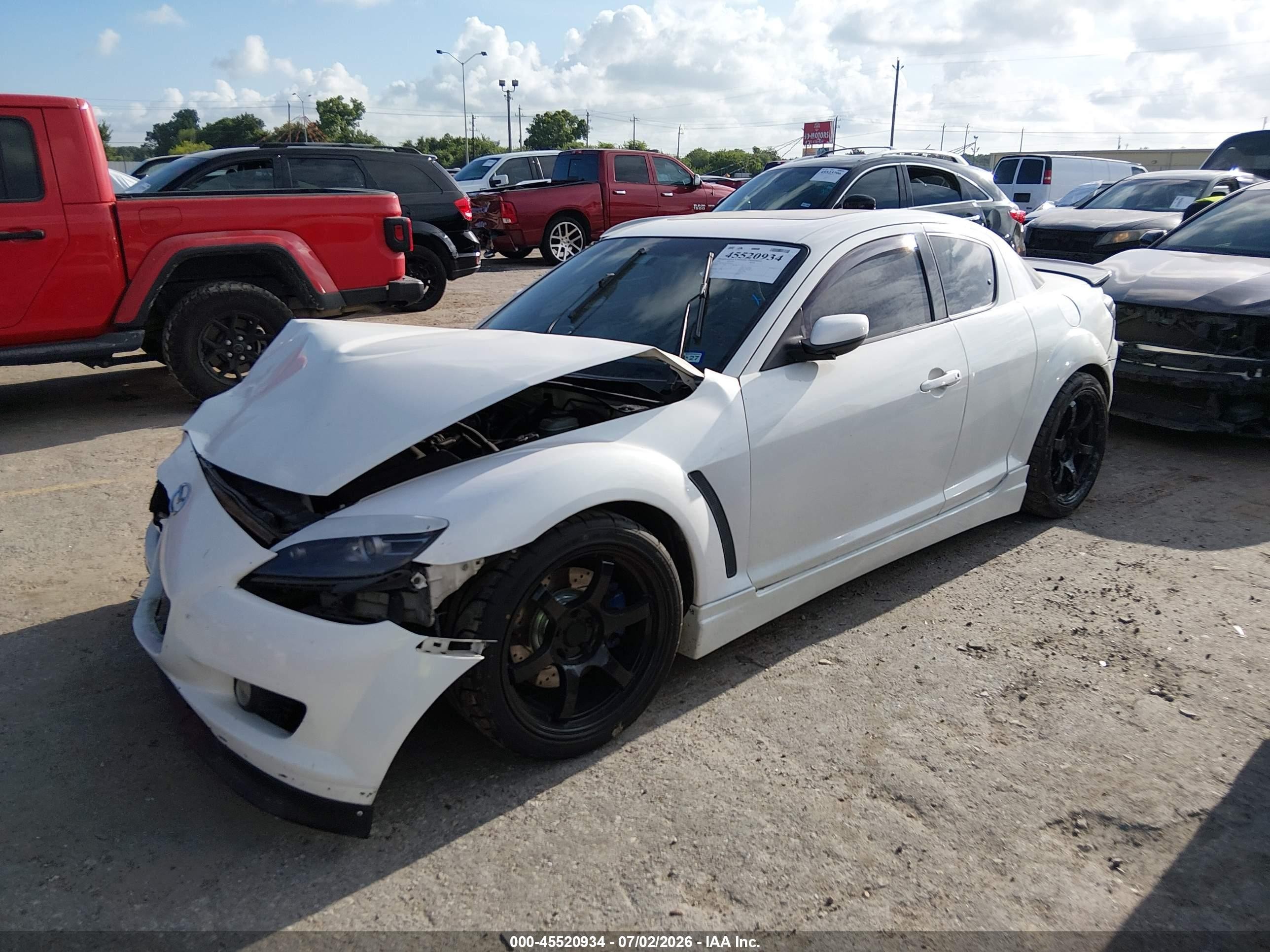 2007 Mazda Rx-8 Grand Touring White vin: JM1FE173X70210312