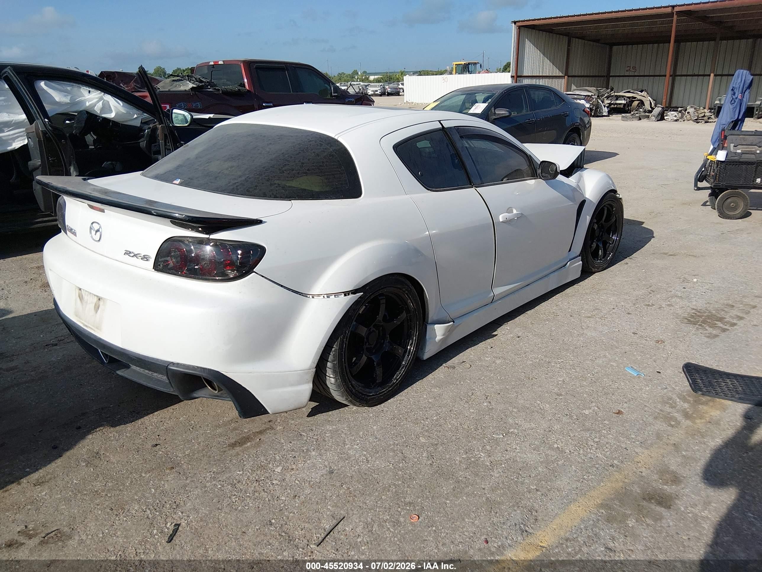 2007 Mazda Rx-8 Grand Touring White vin: JM1FE173X70210312