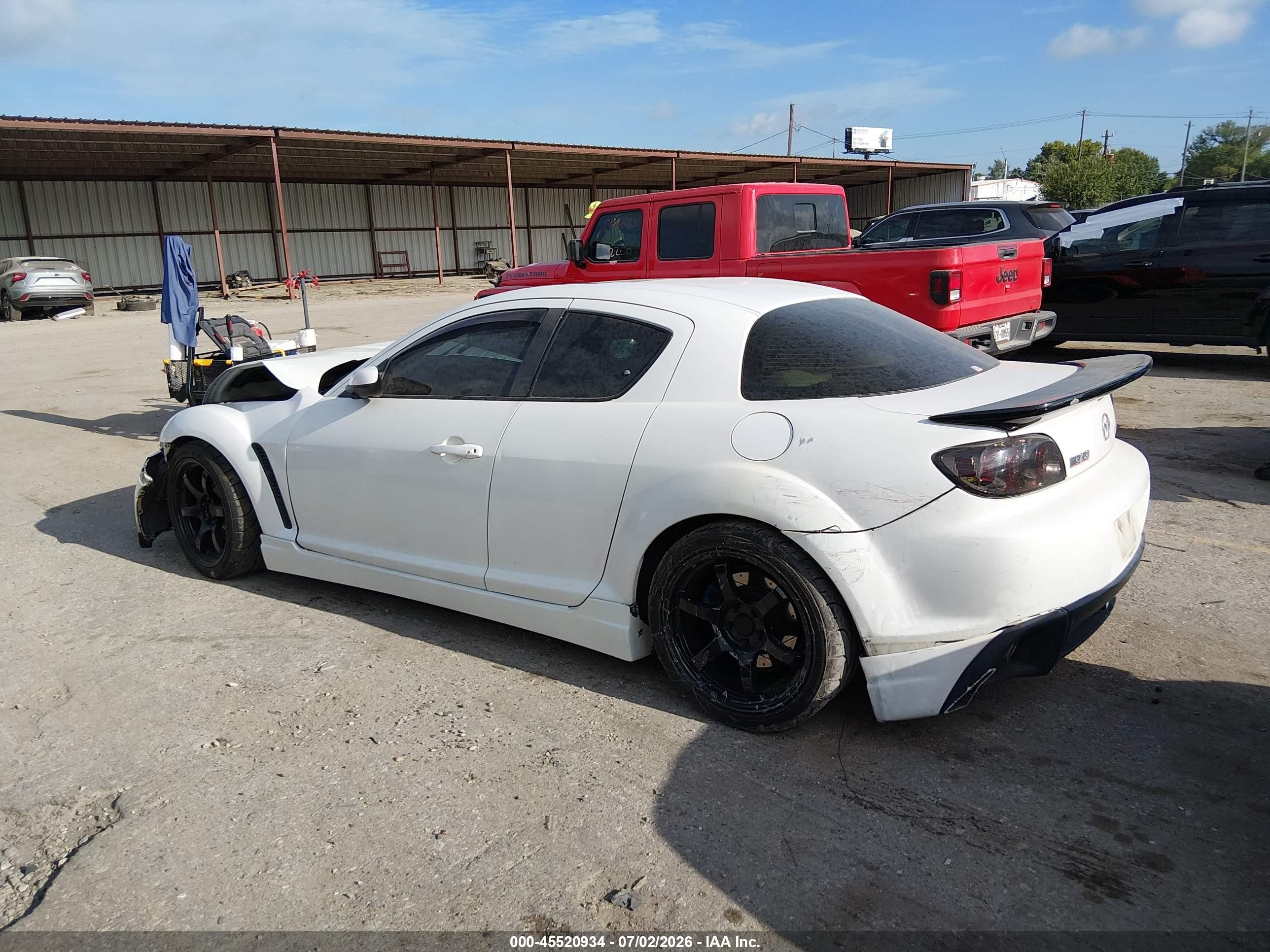 2007 Mazda Rx-8 Grand Touring White vin: JM1FE173X70210312