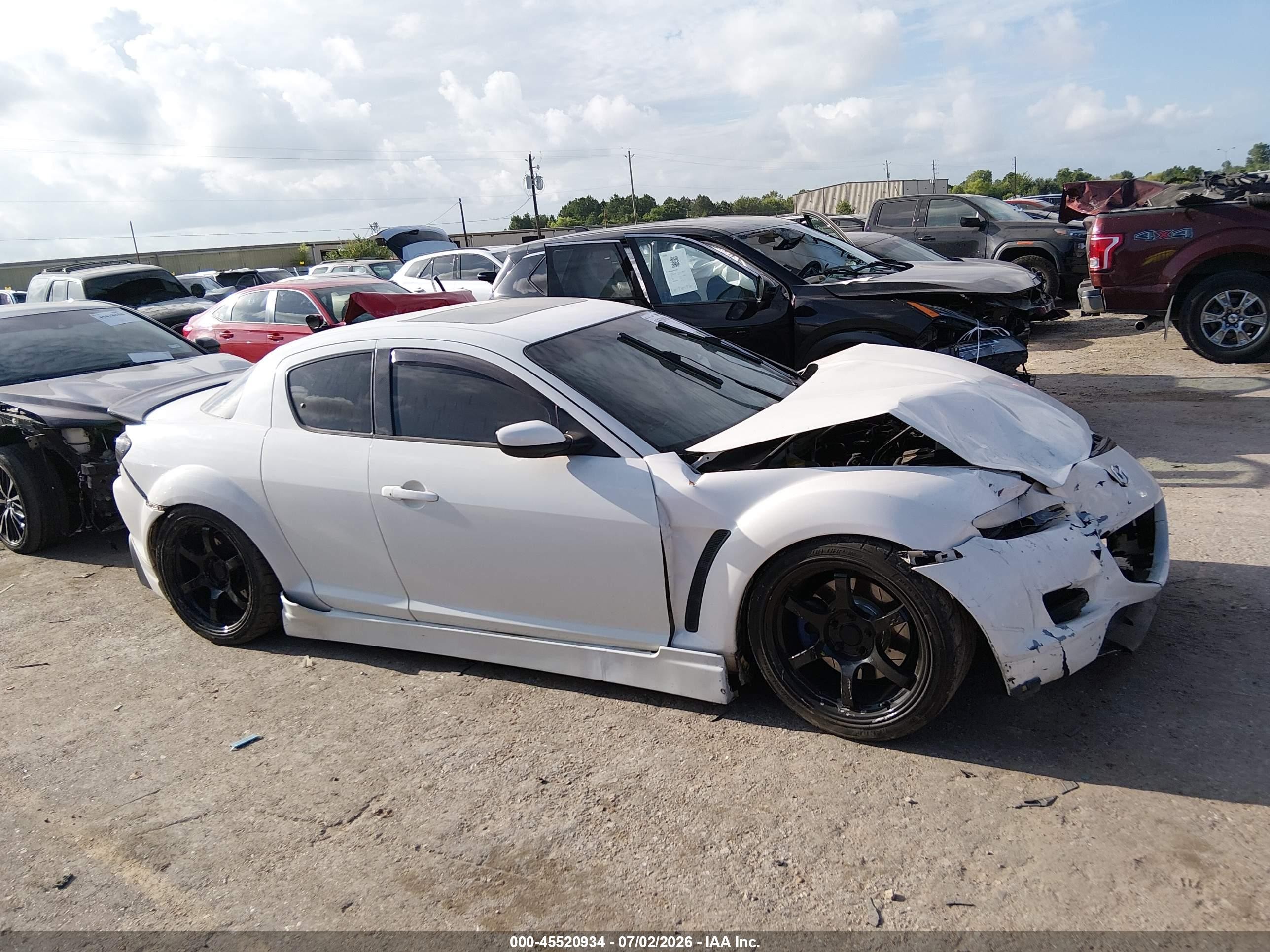 2007 Mazda Rx-8 Grand Touring White vin: JM1FE173X70210312