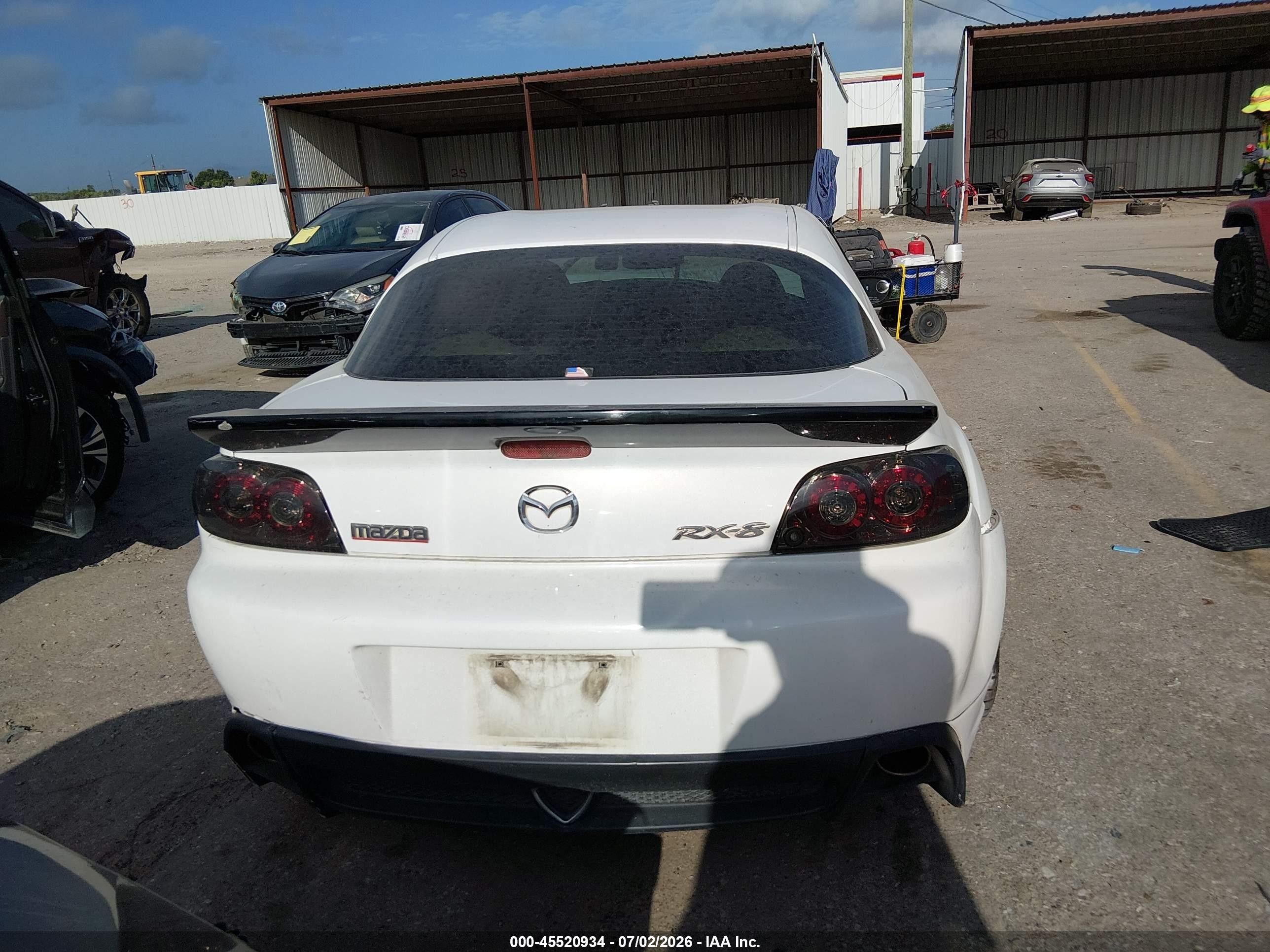 2007 Mazda Rx-8 Grand Touring White vin: JM1FE173X70210312