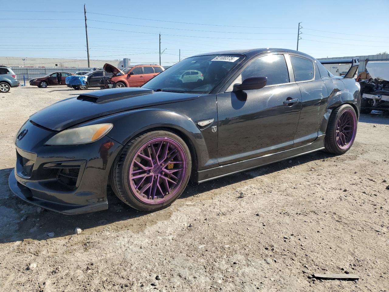 2009 Mazda Rx8 Black vin: JM1FE174290400469