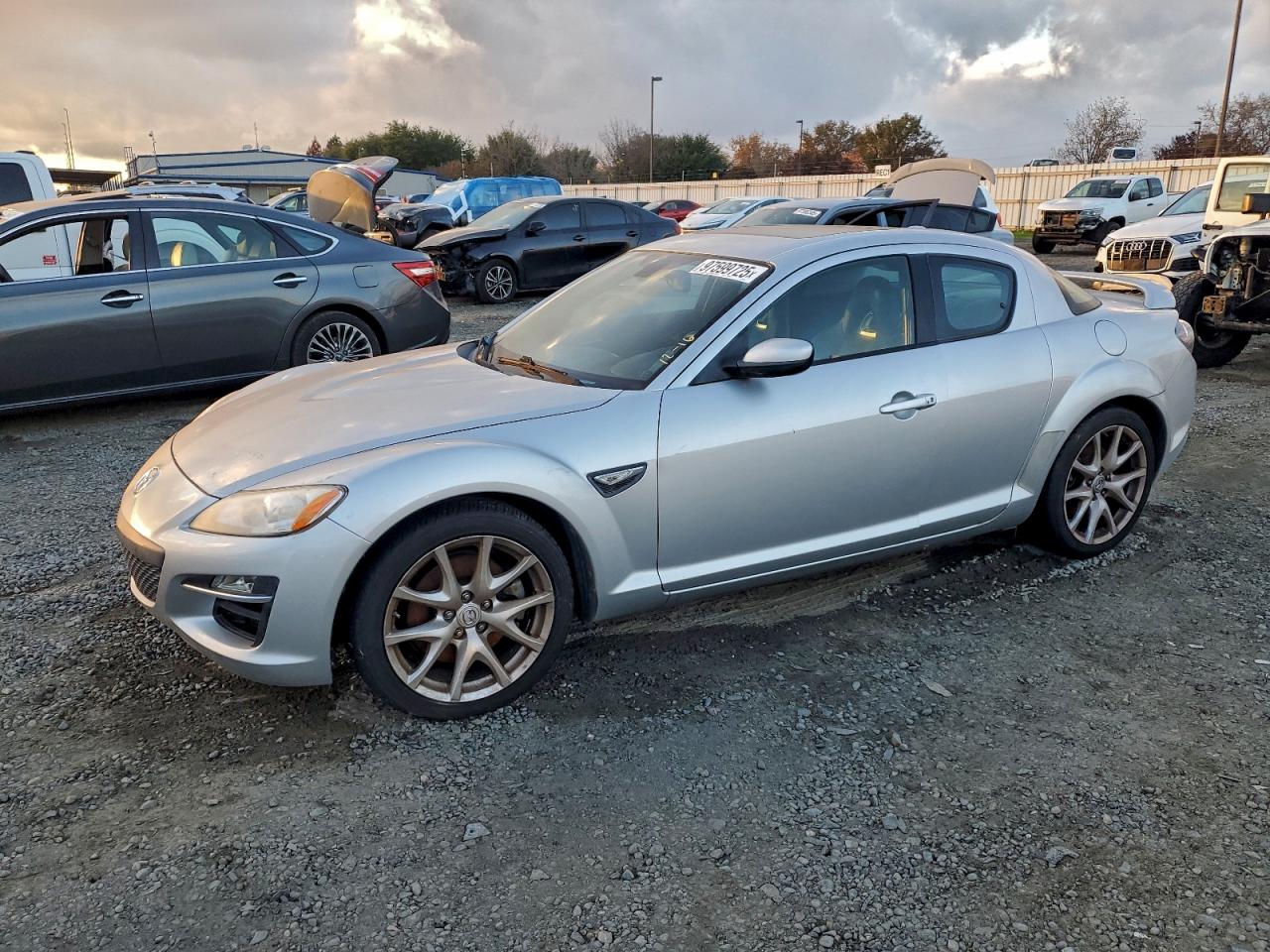 2009 Mazda Rx8 Silver vin: JM1FE17M590402863