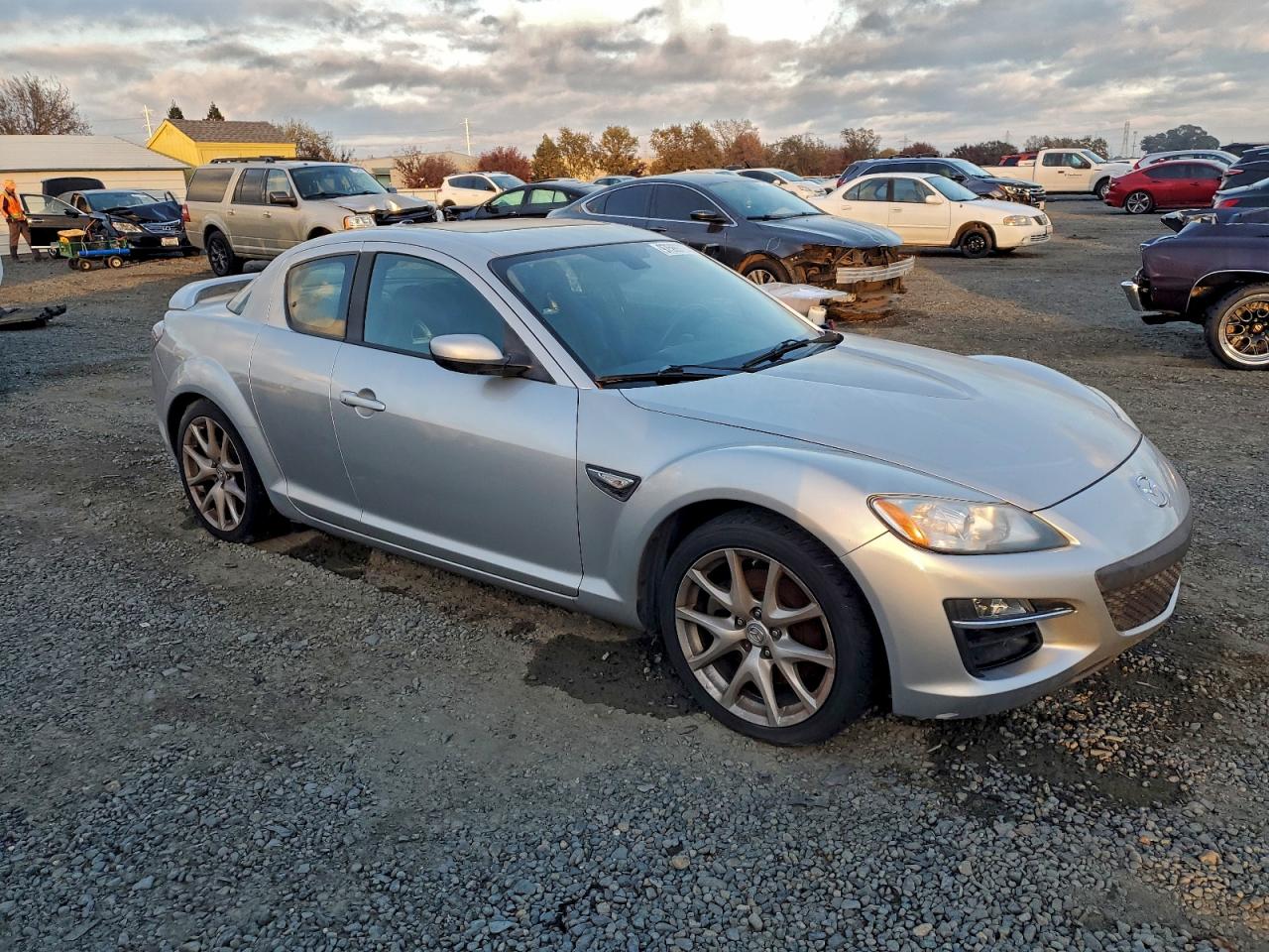 2009 Mazda Rx8 Silver vin: JM1FE17M590402863