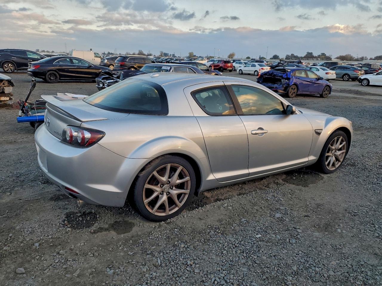 2009 Mazda Rx8 Silver vin: JM1FE17M590402863