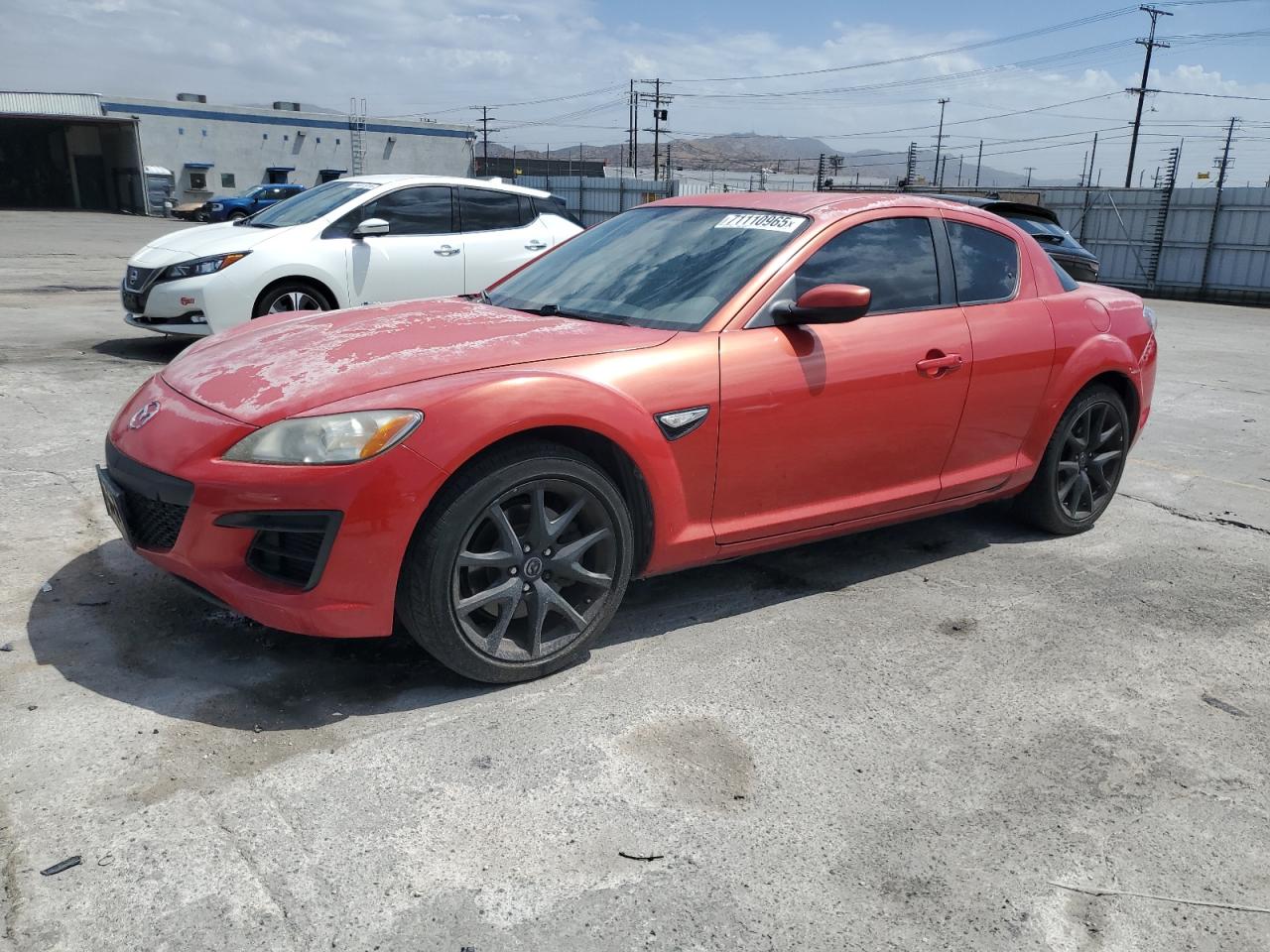 2009 Mazda Rx8 Red vin: JM1FE17M790401939