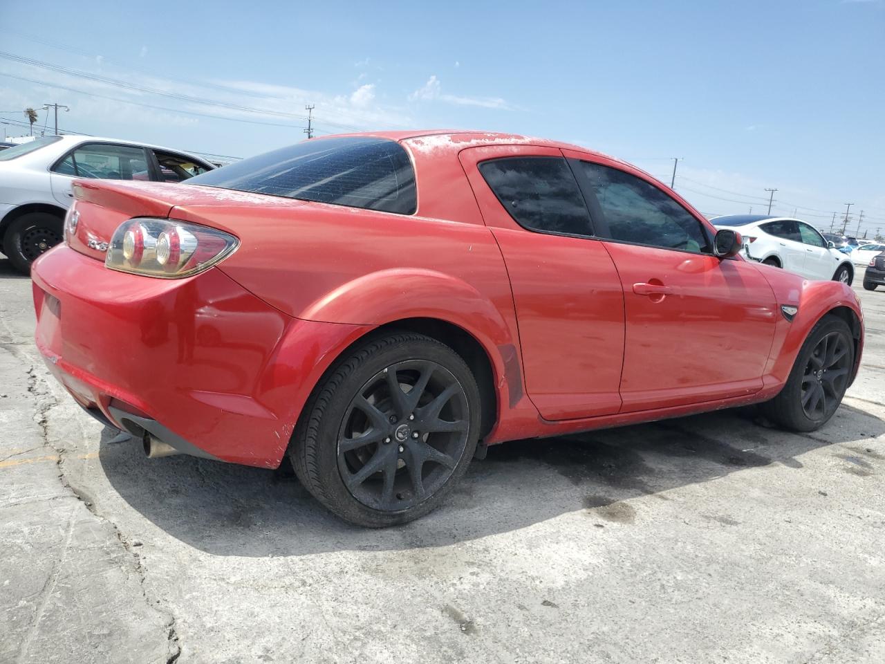 2009 Mazda Rx8 Red vin: JM1FE17M790401939