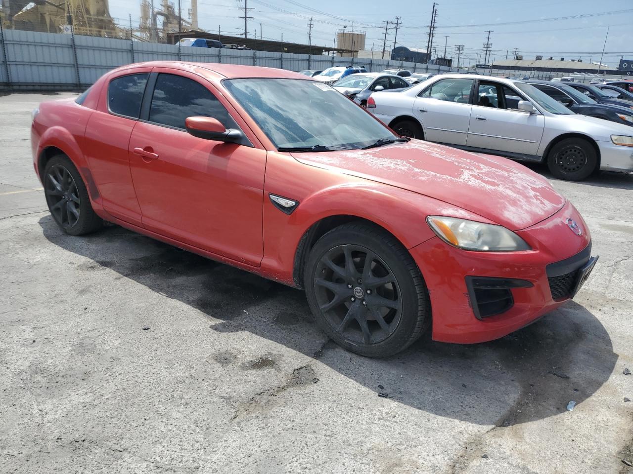 2009 Mazda Rx8 Red vin: JM1FE17M790401939