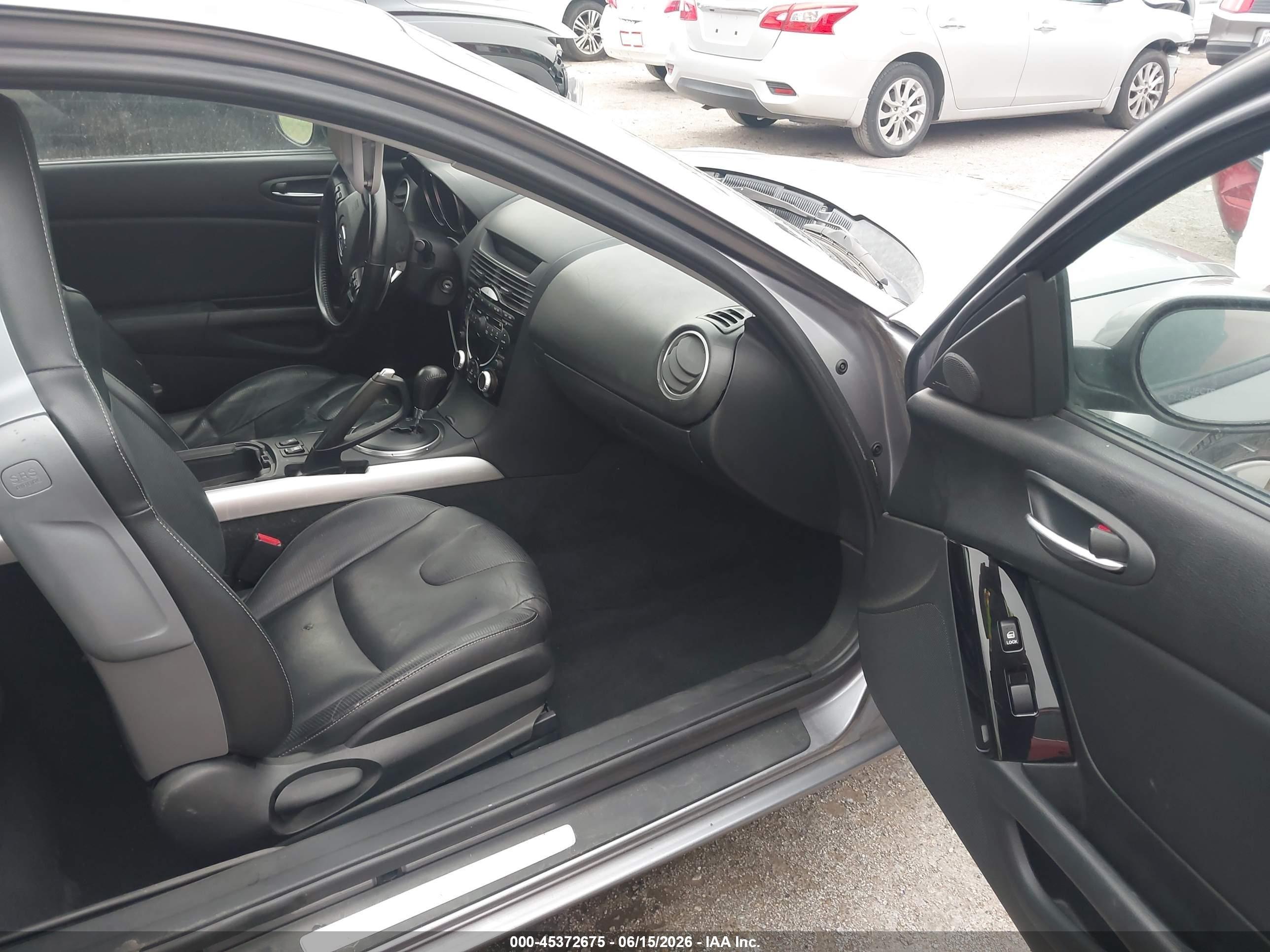 2004 Mazda Rx-8 Sport Automatic Gray vin: JM1FE17N240140639