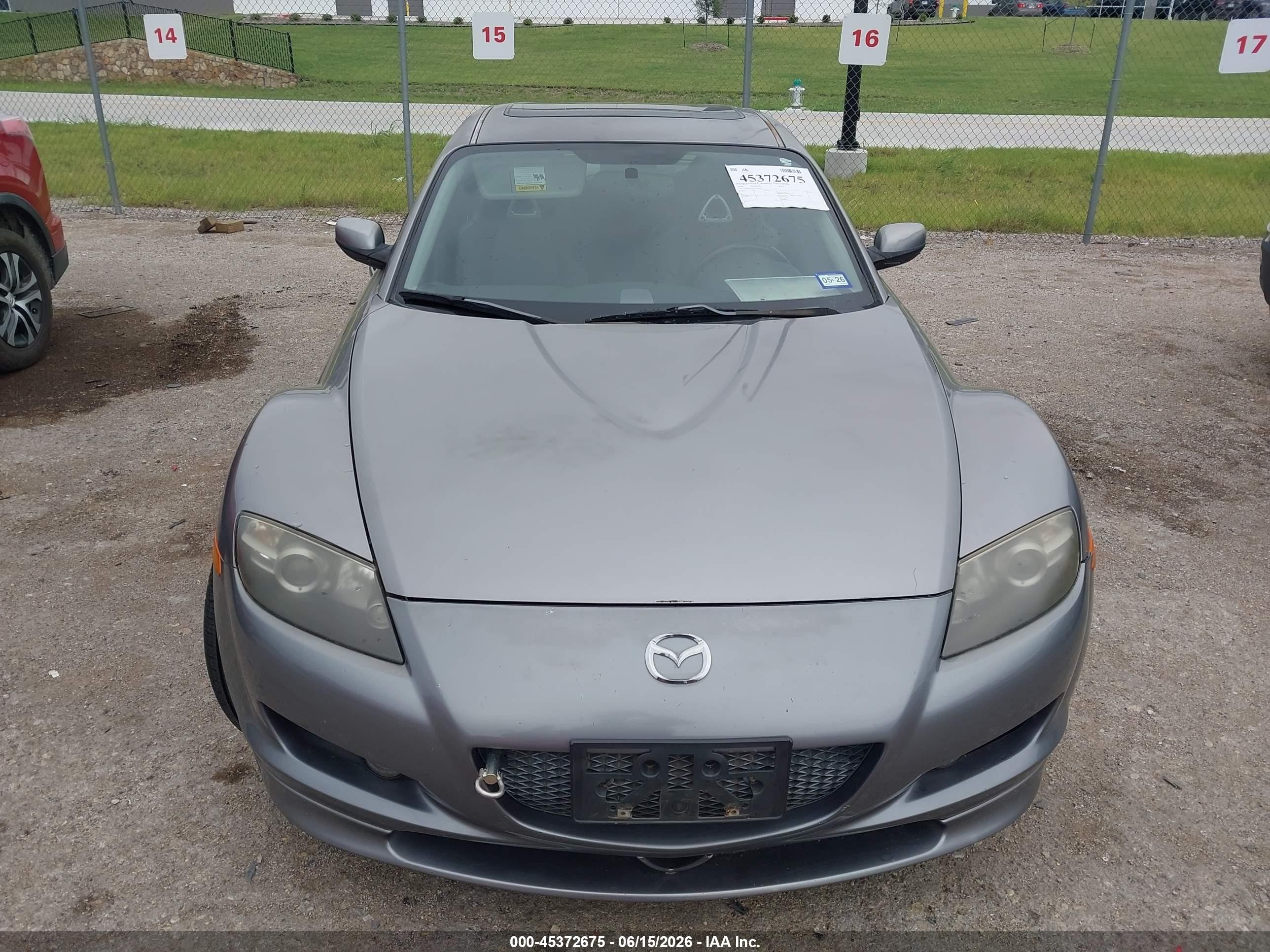 2004 Mazda Rx-8 Sport Automatic Gray vin: JM1FE17N240140639