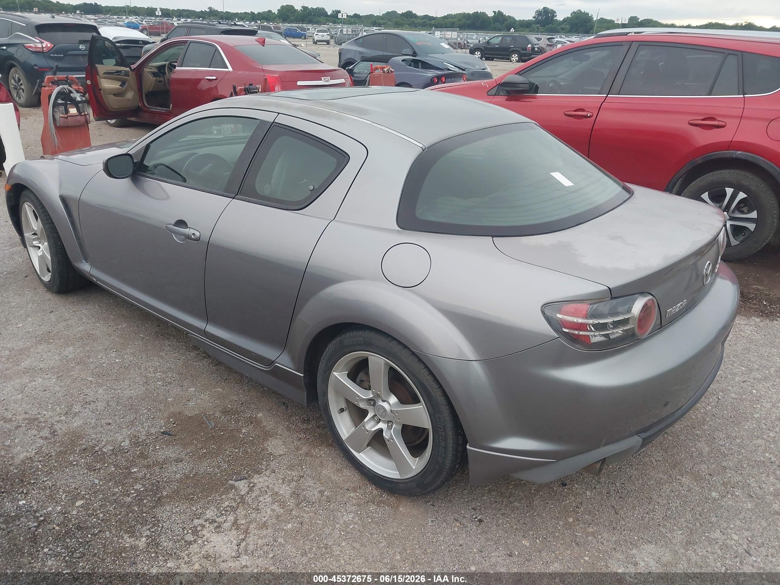 2004 Mazda Rx-8 Sport Automatic Gray vin: JM1FE17N240140639