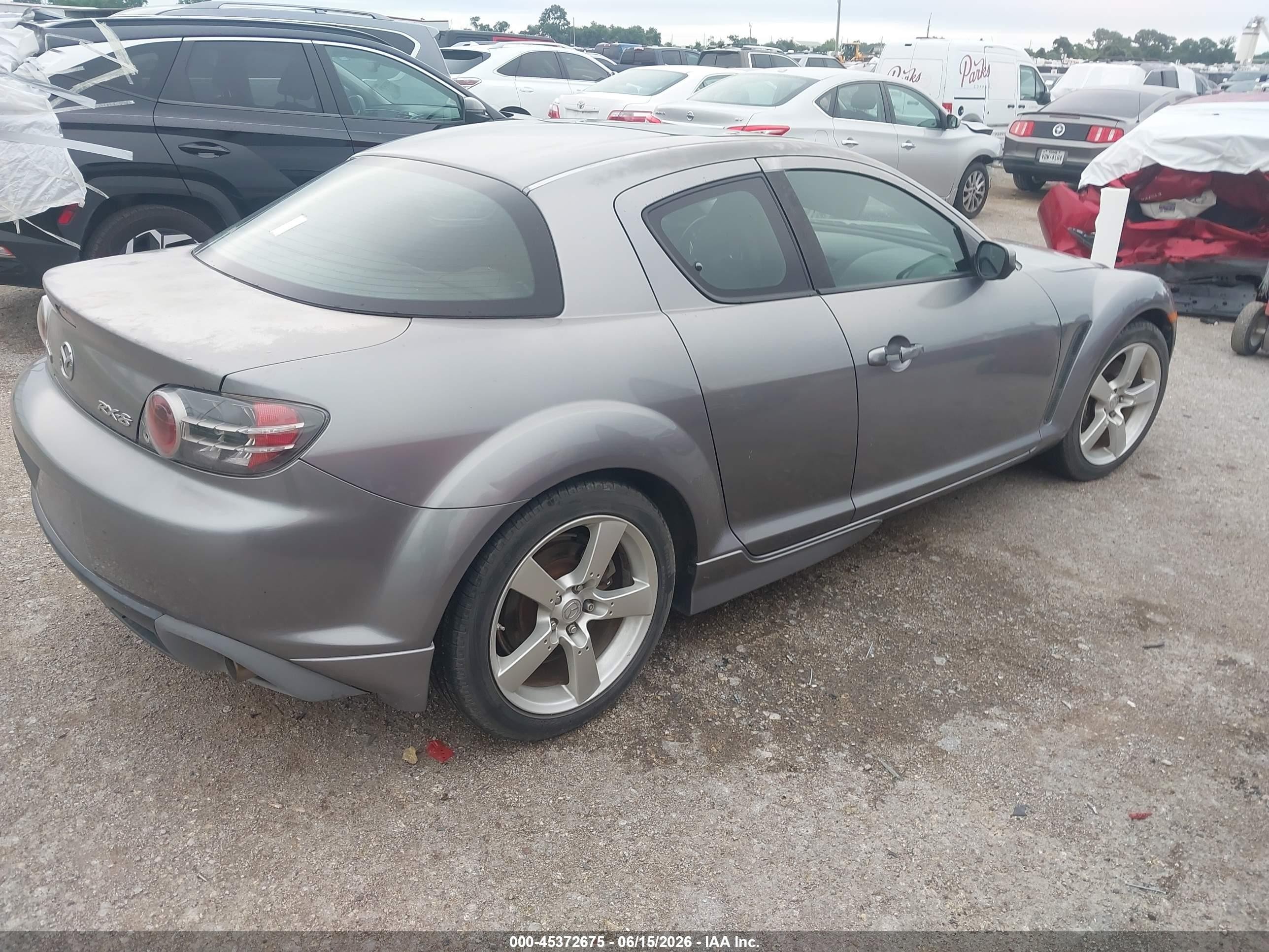 2004 Mazda Rx-8 Sport Automatic Gray vin: JM1FE17N240140639