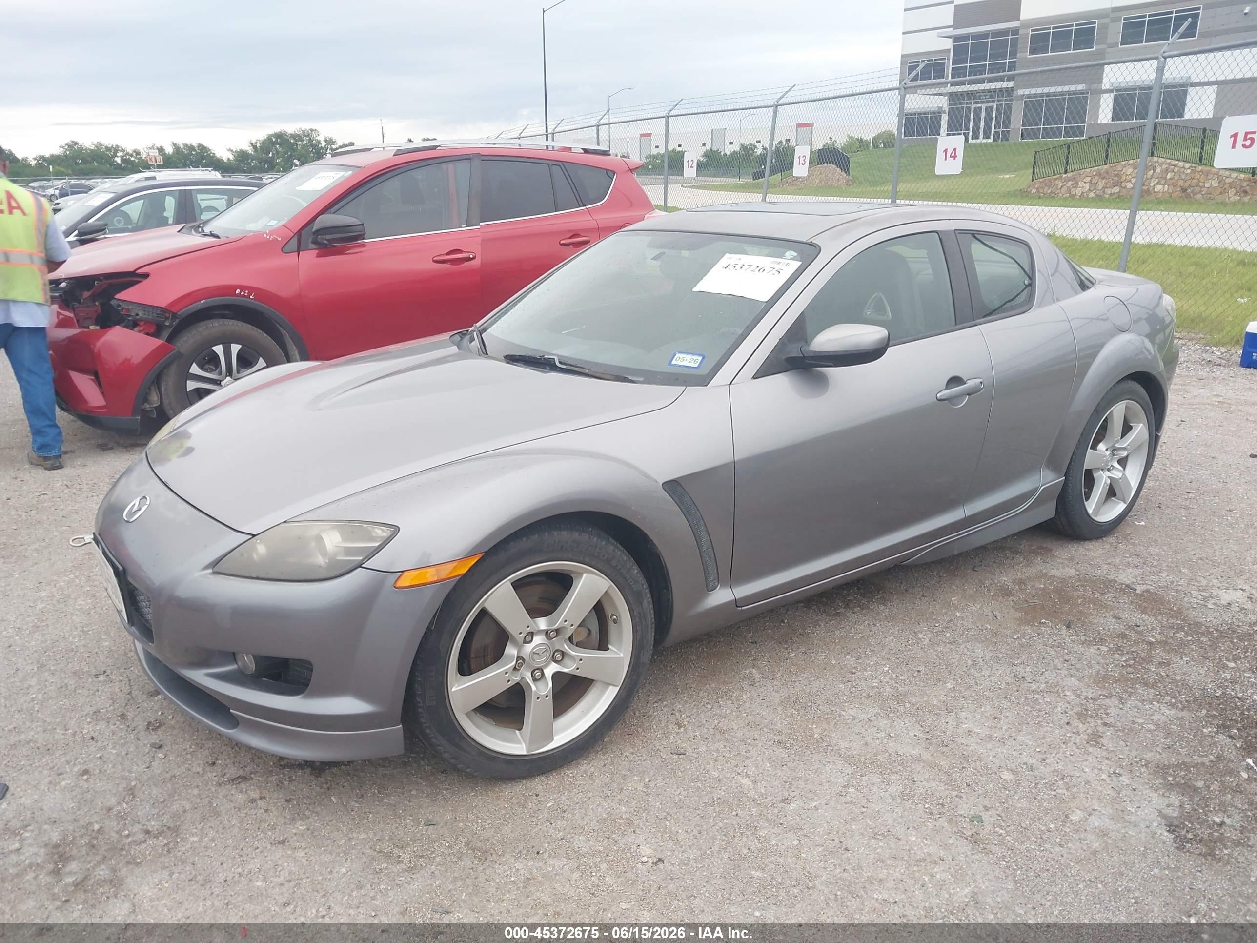 2004 Mazda Rx-8 Sport Automatic Gray vin: JM1FE17N240140639