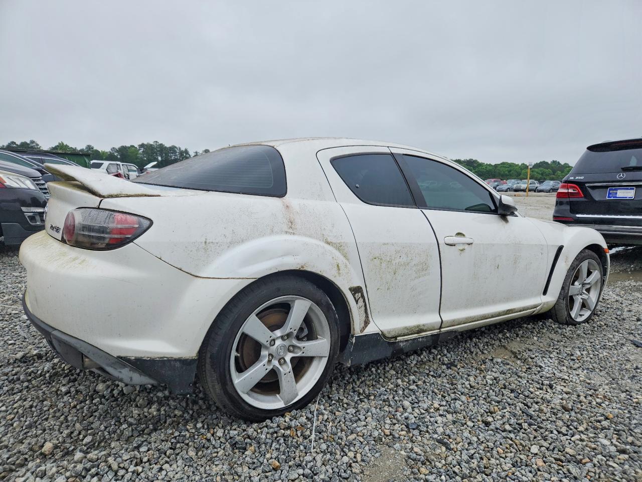 2005 Mazda Rx8 White vin: JM1FE17N250157653