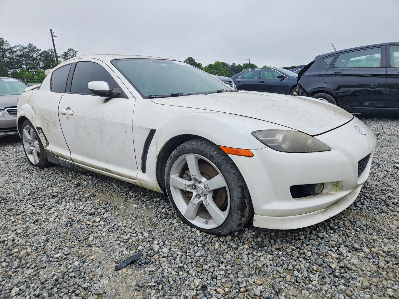 2005 Mazda Rx8 White vin: JM1FE17N250157653