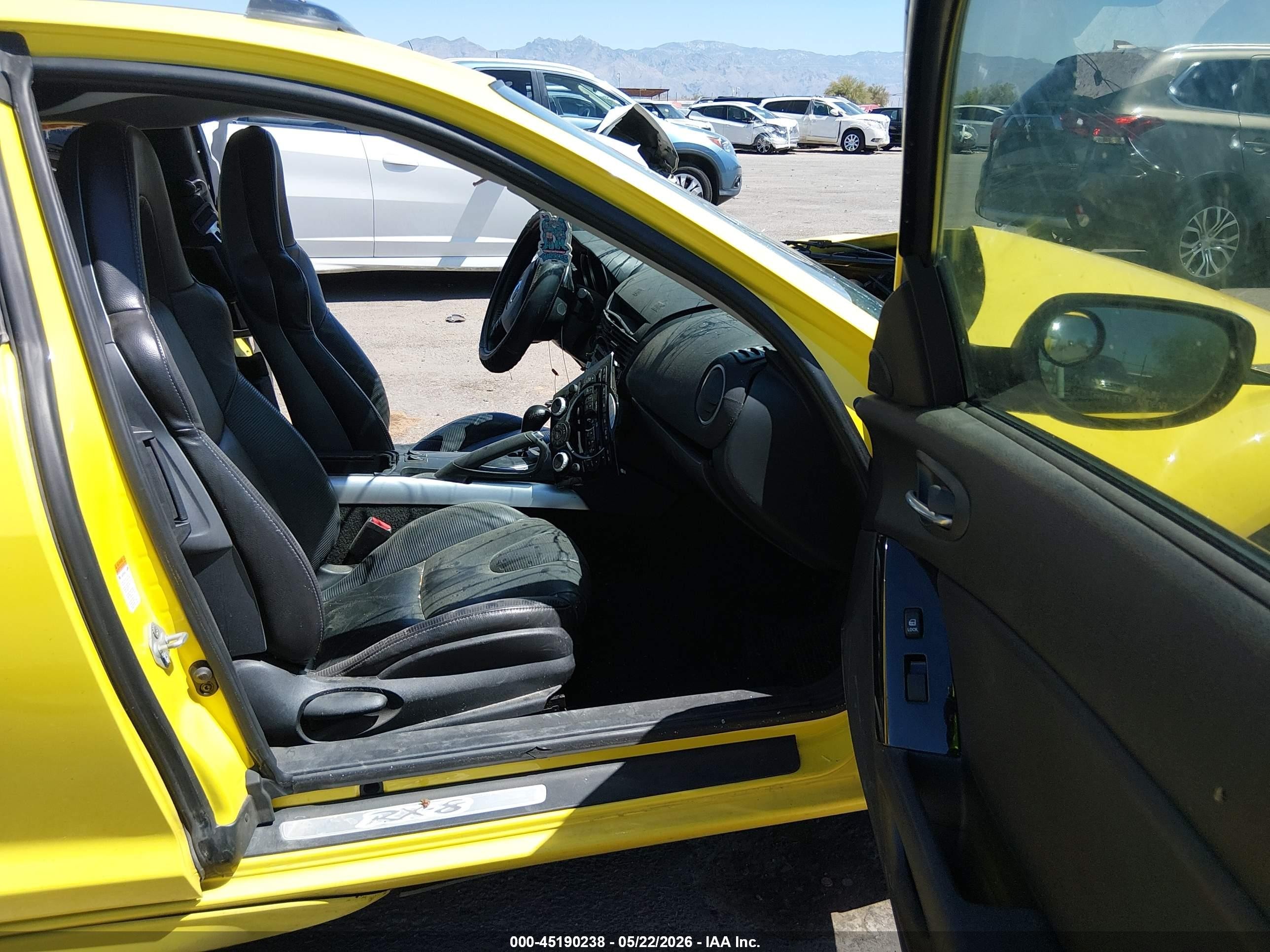 2004 Mazda Rx-8 Sport Automatic Yellow vin: JM1FE17N340128242