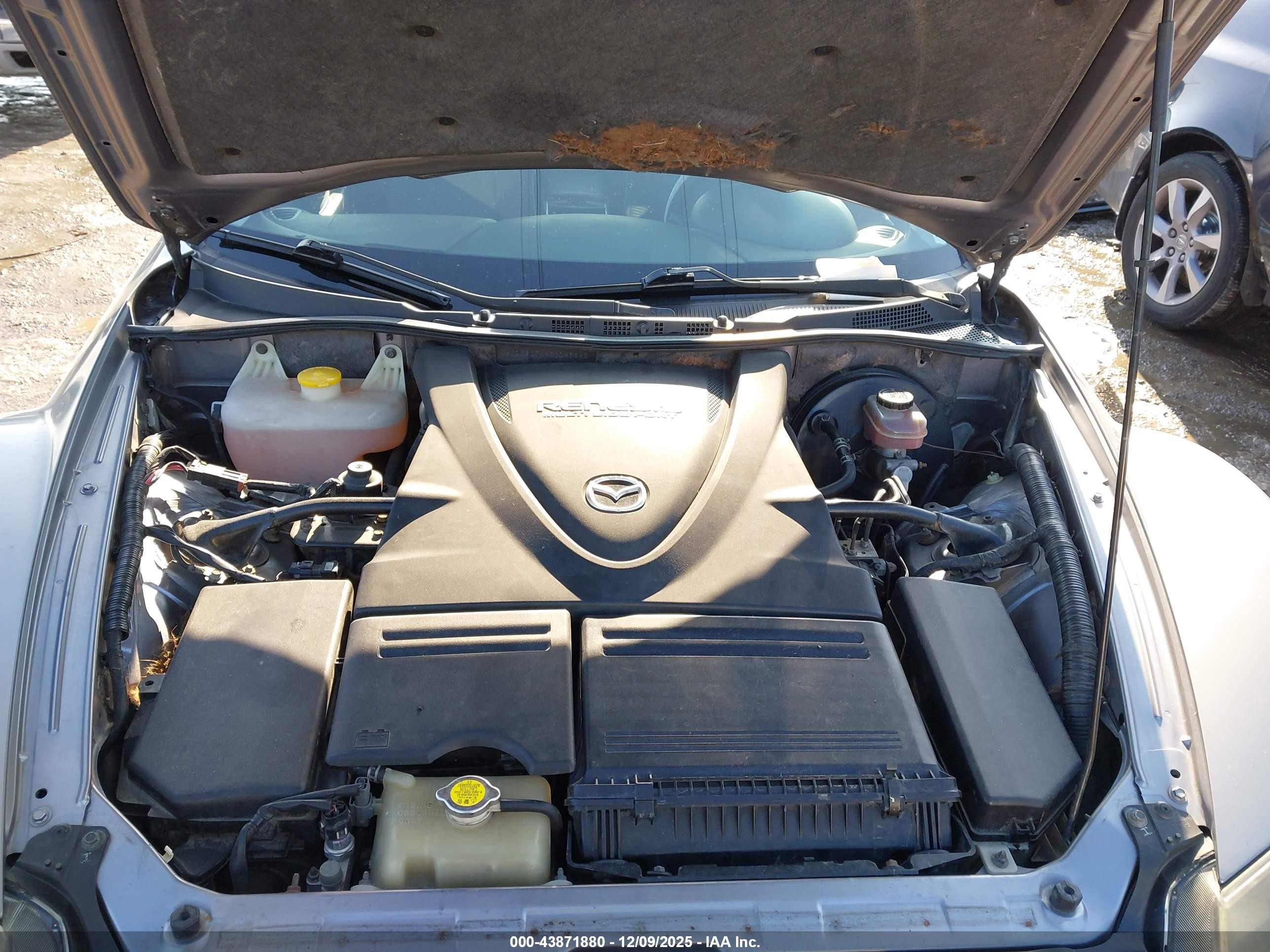 2005 Mazda Rx-8 Sport Automatic Silver vin: JM1FE17N450145889