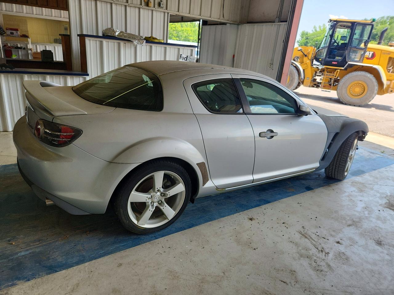 2004 Mazda Rx8 Silver vin: JM1FE17N740136540