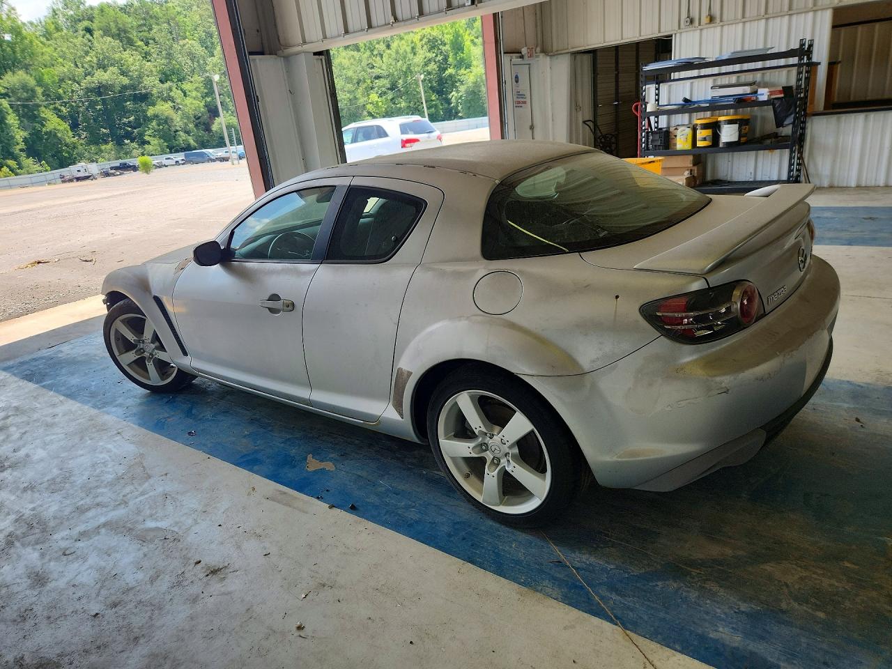 2004 Mazda Rx8 Silver vin: JM1FE17N740136540