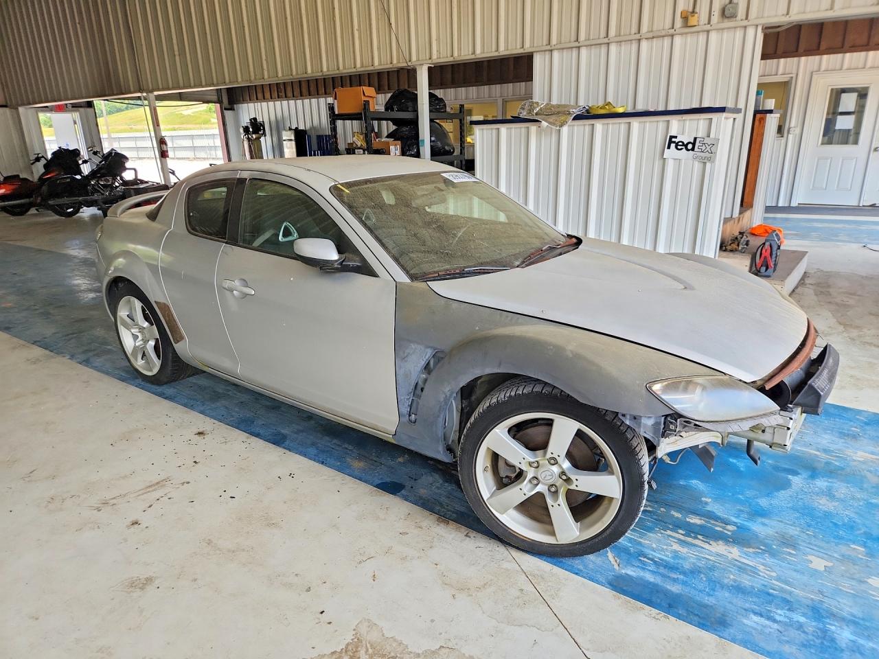 2004 Mazda Rx8 Silver vin: JM1FE17N740136540