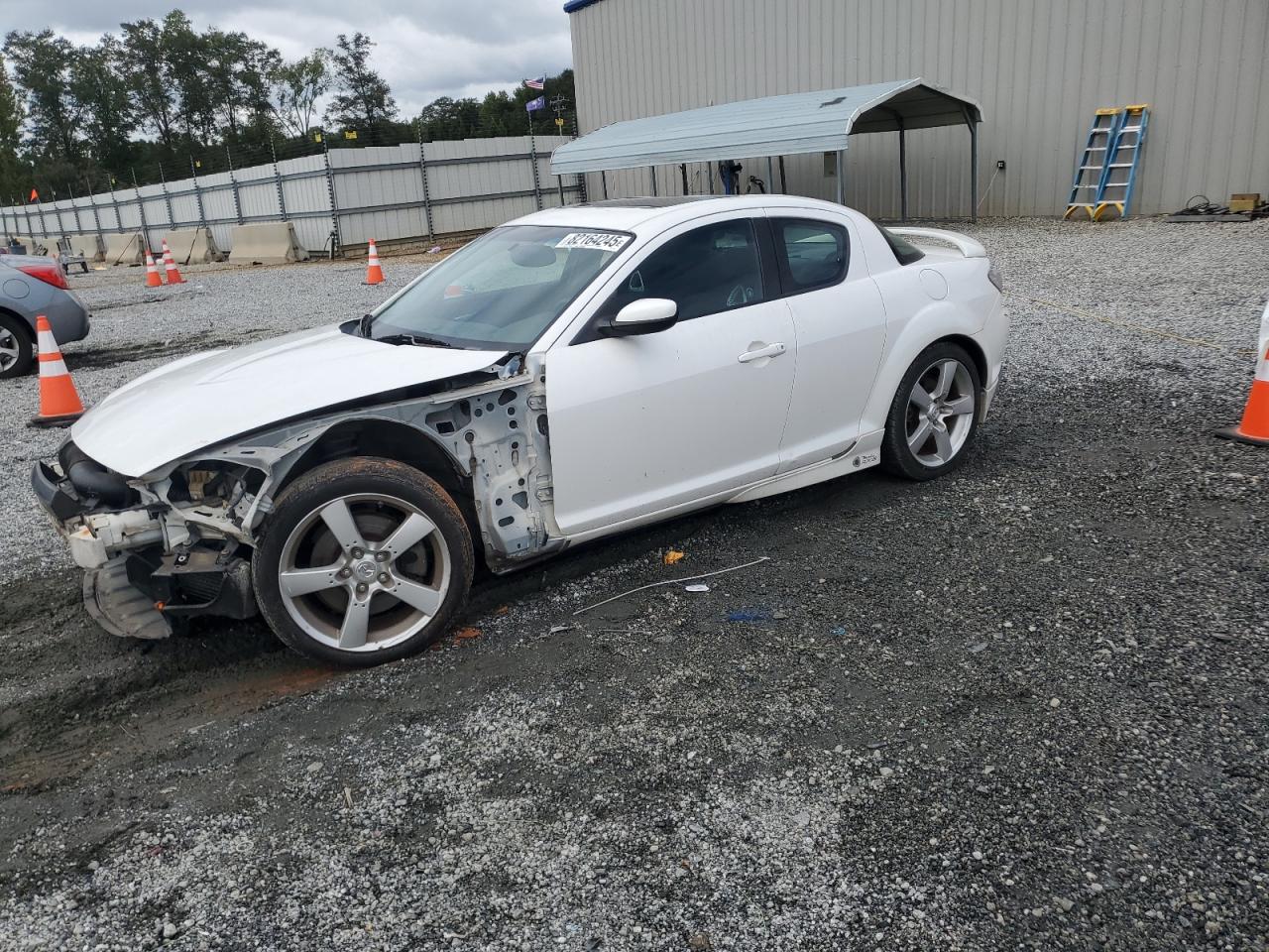 2005 Mazda Rx8 White vin: JM1FE17N750146888