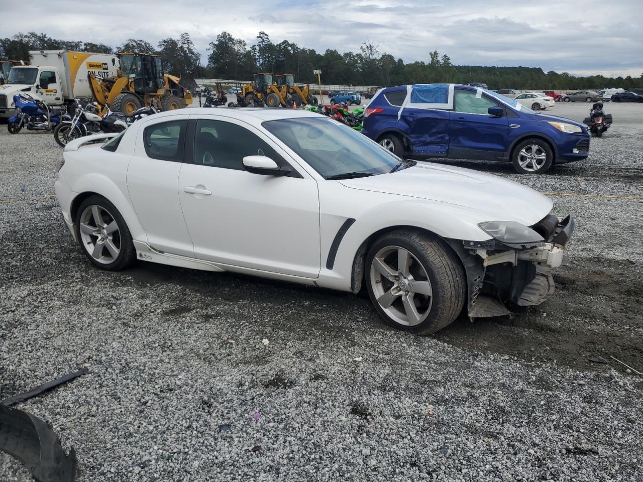 2005 Mazda Rx8 White vin: JM1FE17N750146888