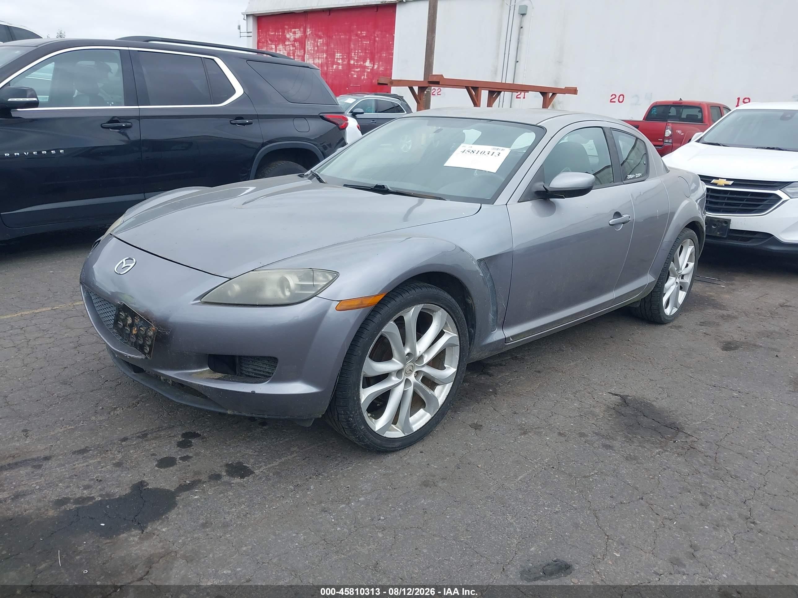 2004 Mazda Rx-8 Sport Automatic Gray vin: JM1FE17N840140693