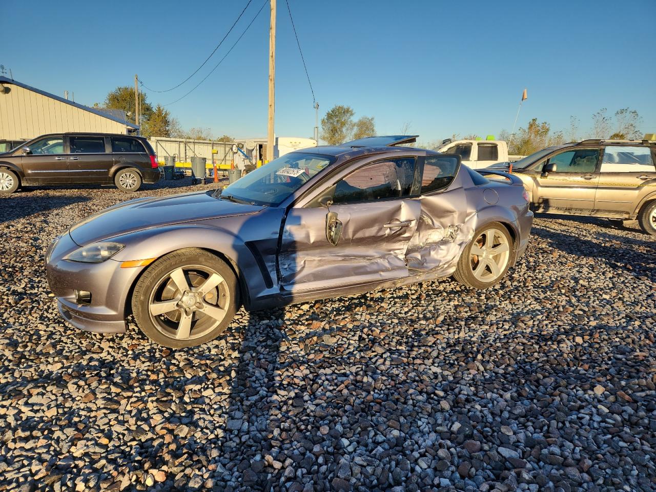 2005 Mazda Rx8 Silver vin: JM1FE17N950147685