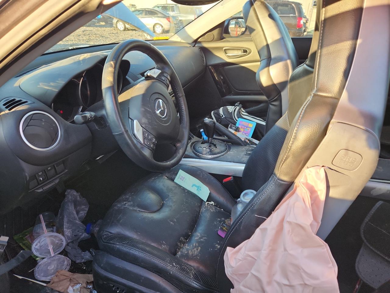2005 Mazda Rx8 Silver vin: JM1FE17N950147685