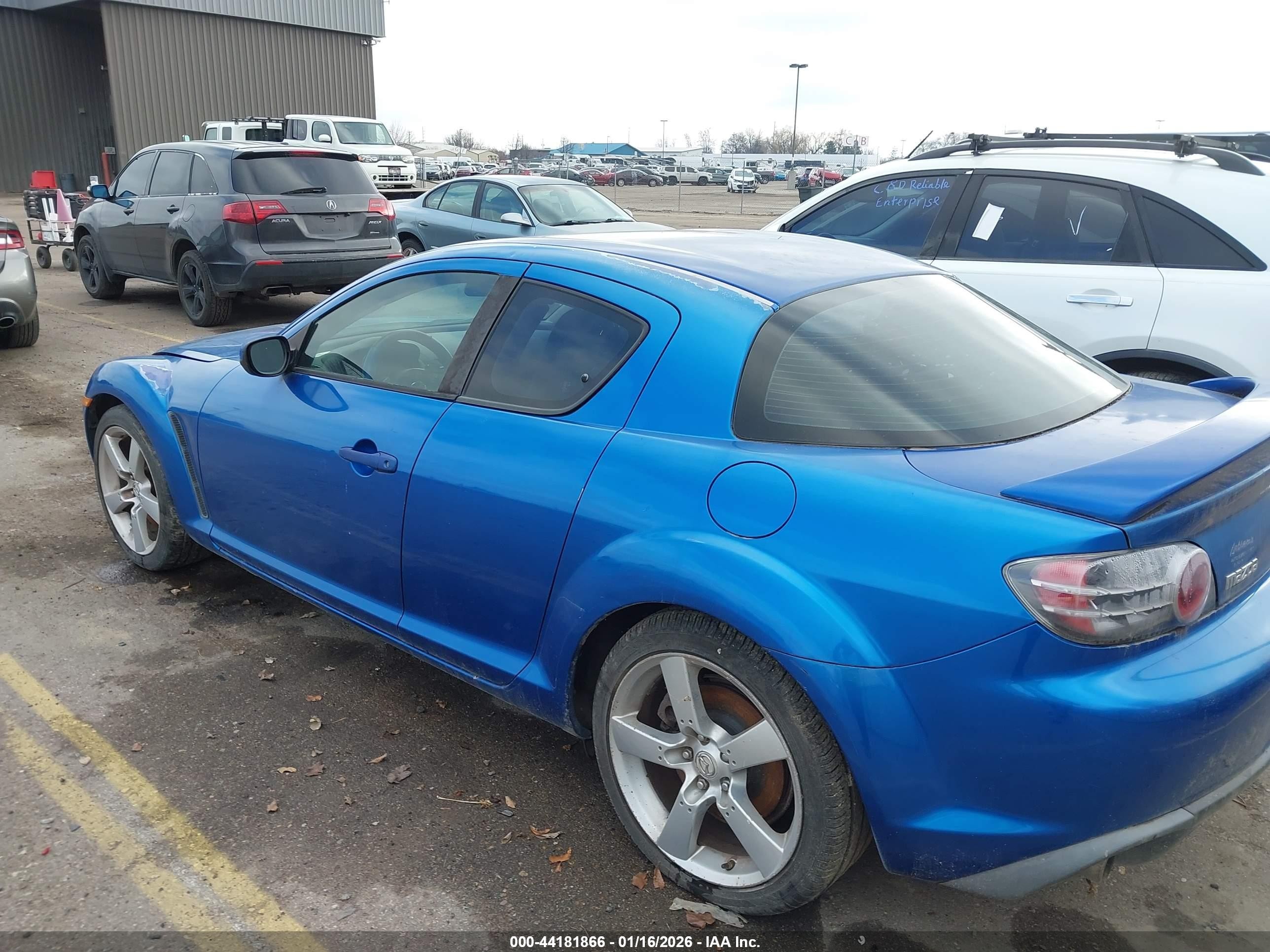 2005 Mazda Rx-8 Sport Automatic Синий vin: JM1FE17N950155933