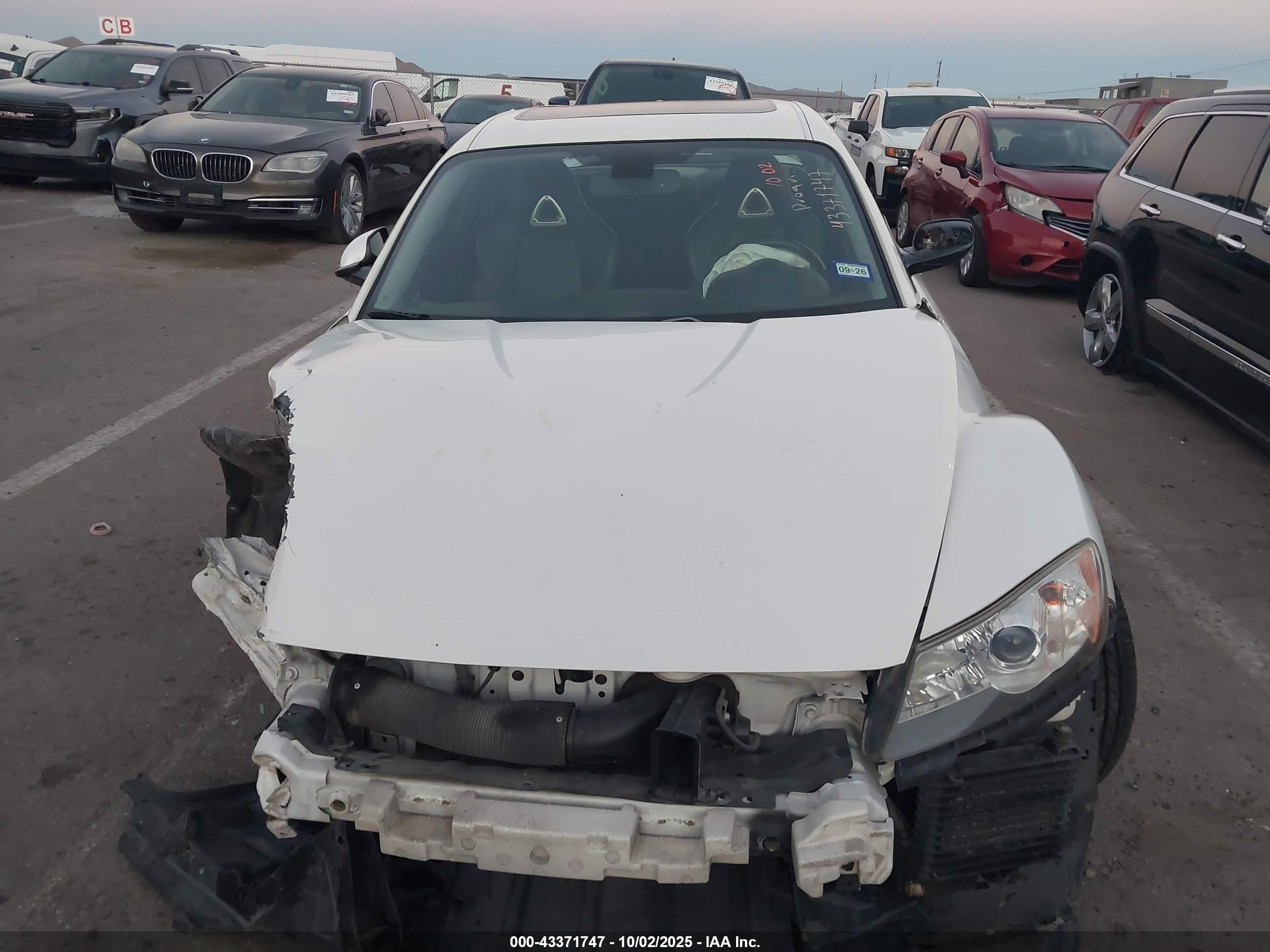 2009 Mazda Rx-8 Grand Touring White vin: JM1FE17P190401025